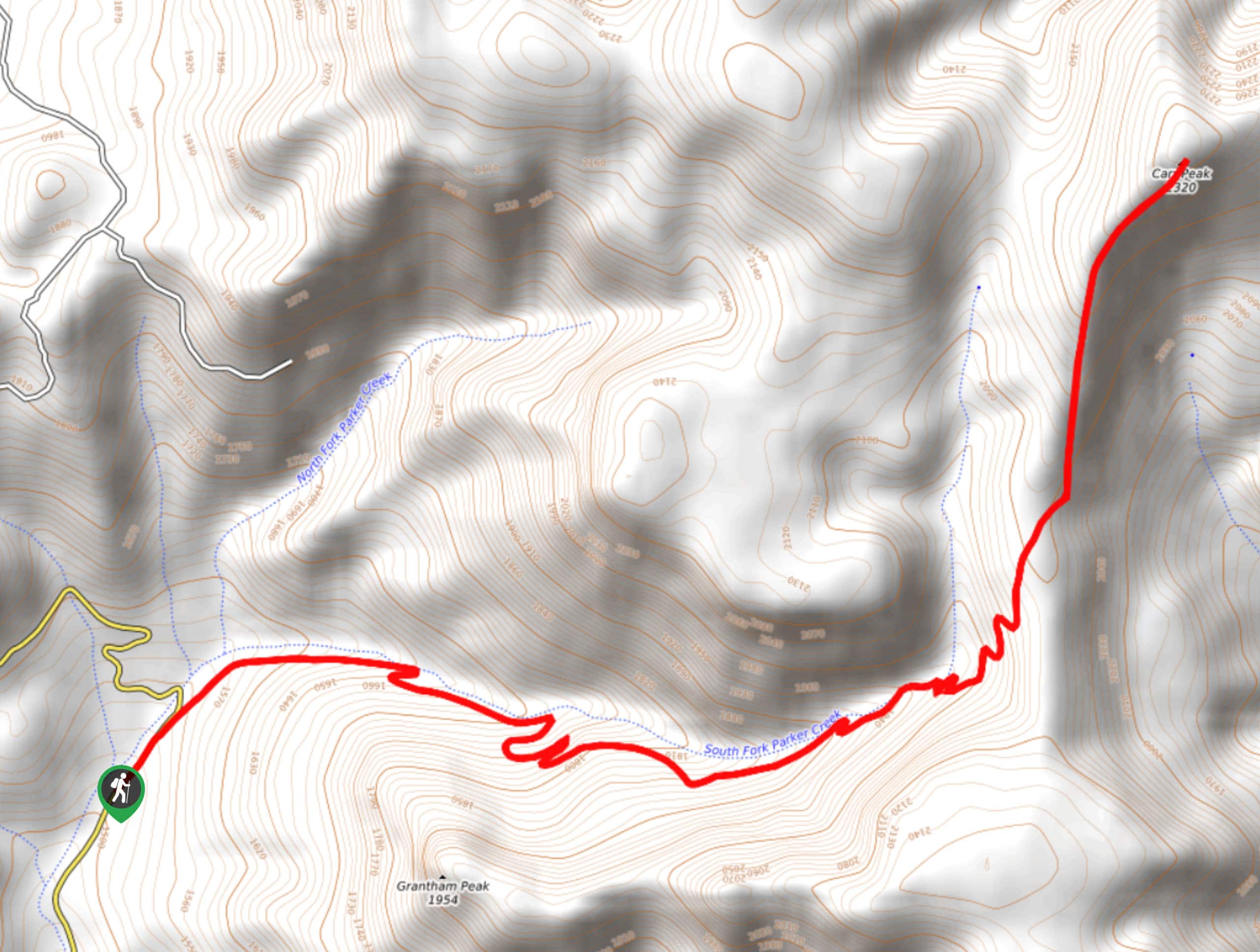 Parker Creek Trail Map
