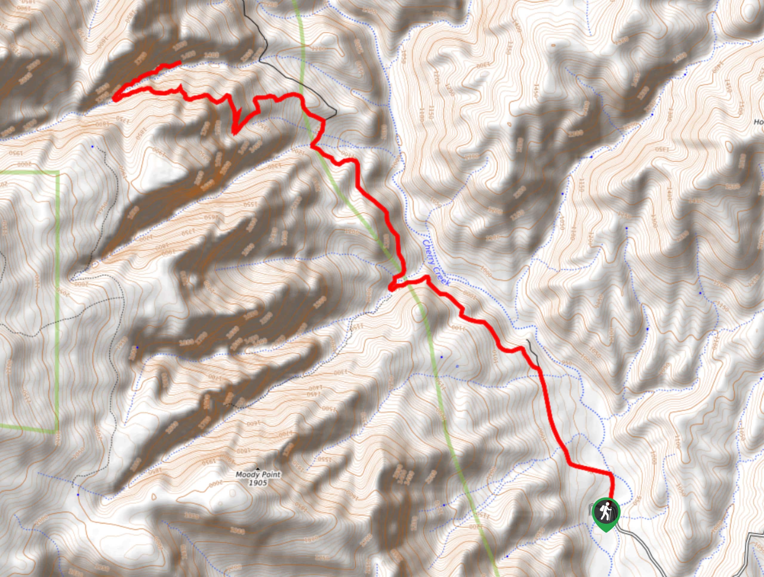 Pueblo Canyon Trail Map