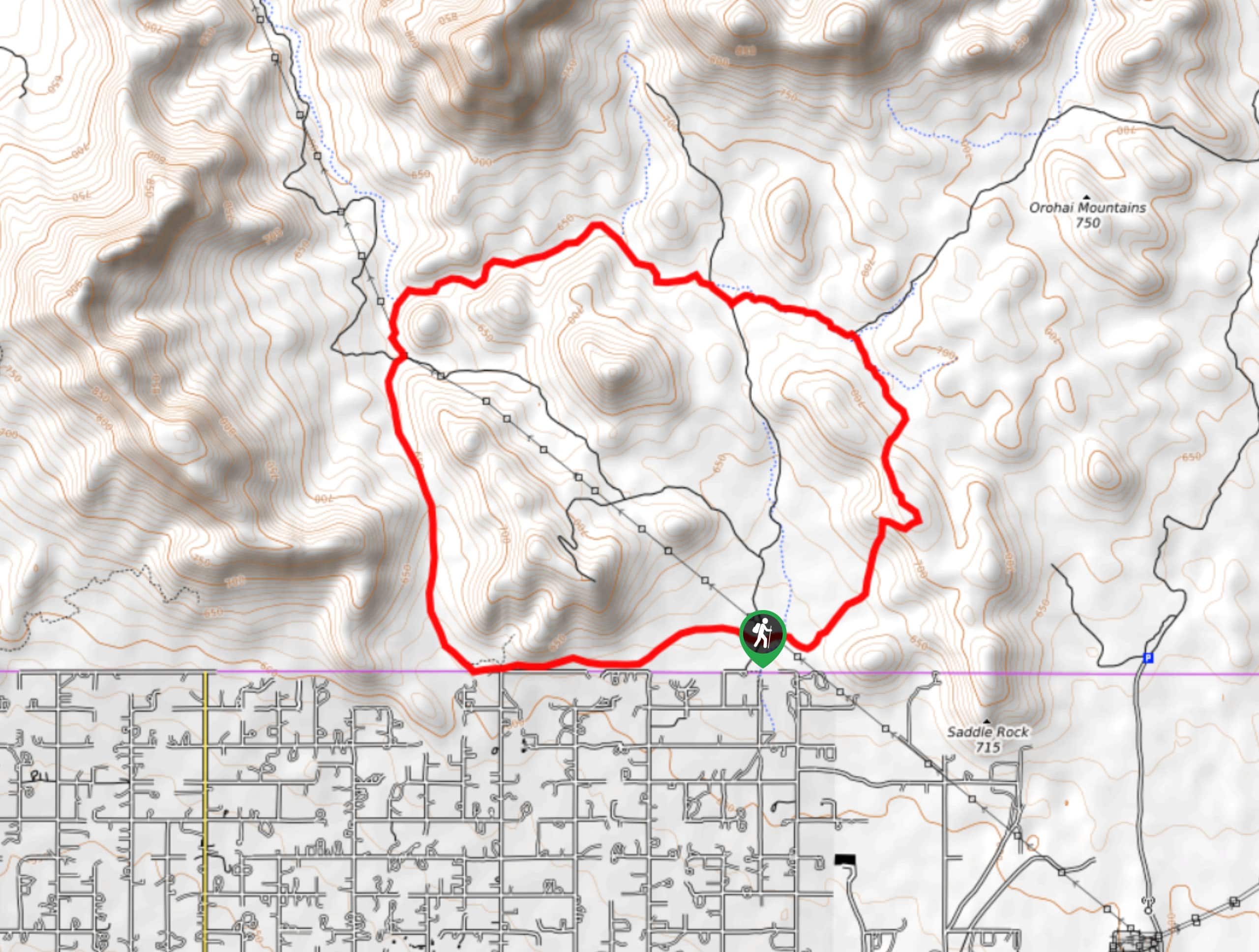 Wolverine Pass Hike Map