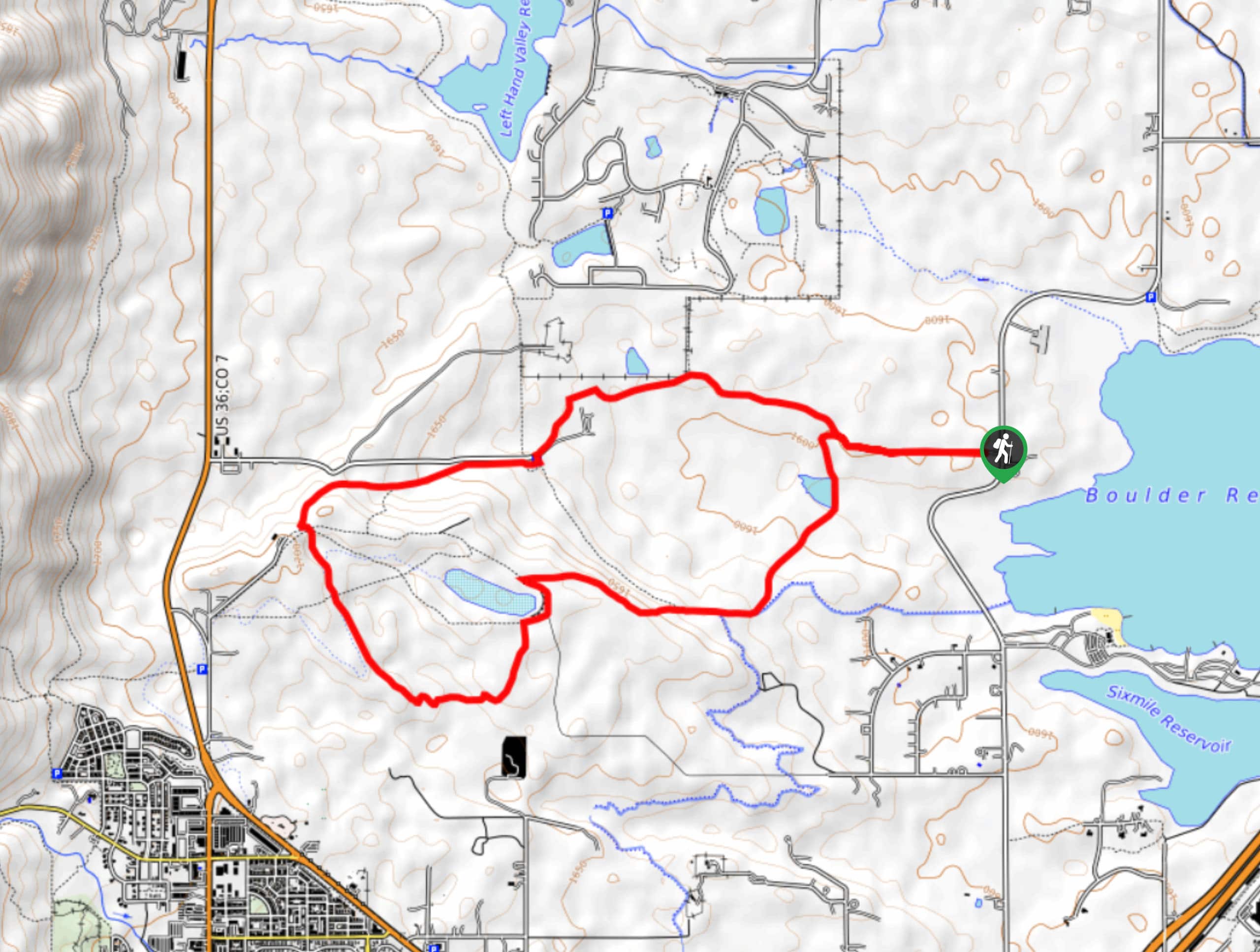 Eagle, Hidden Valley, and Cobalt Trail Map