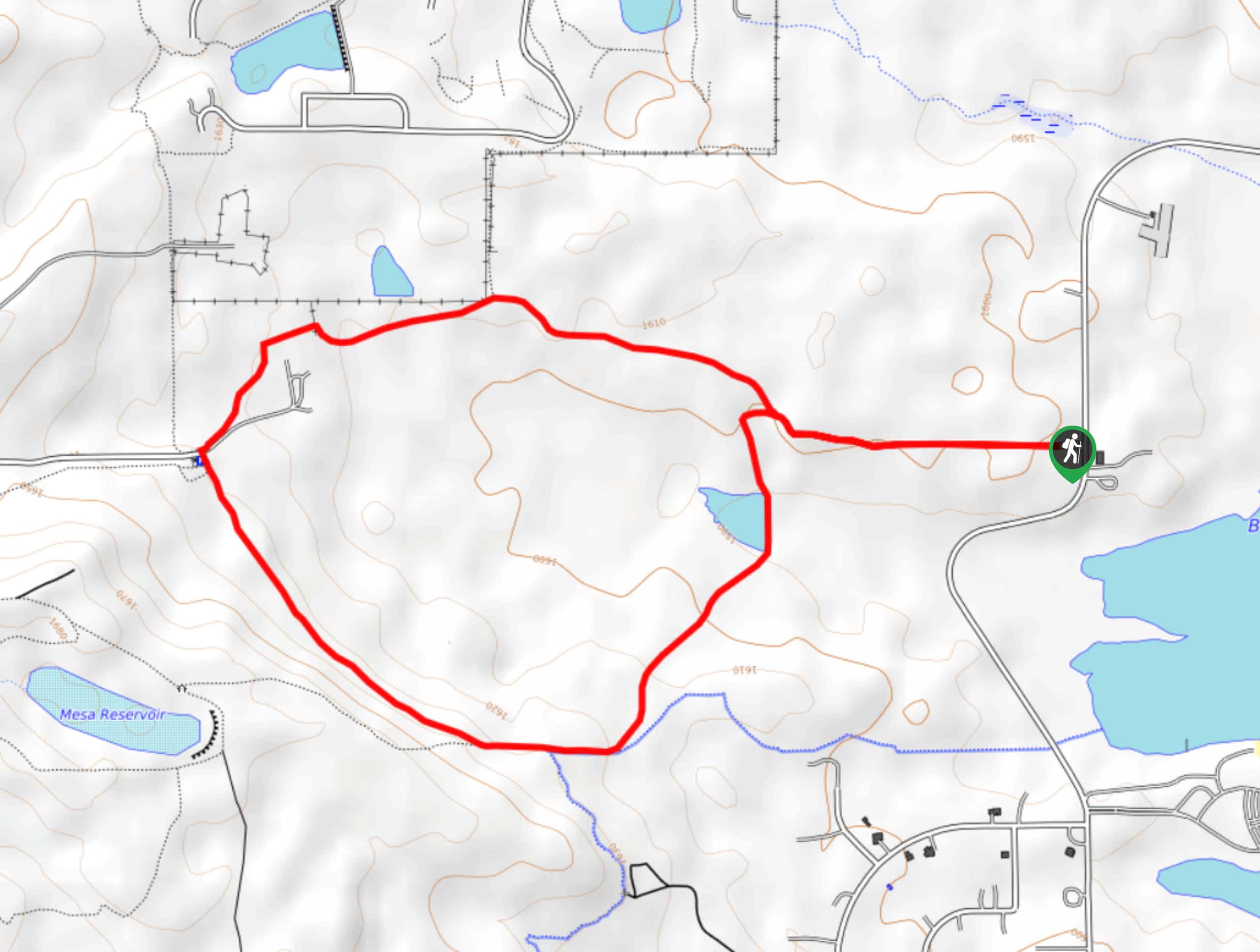 Sage Loop via Eagle Trailhead Map