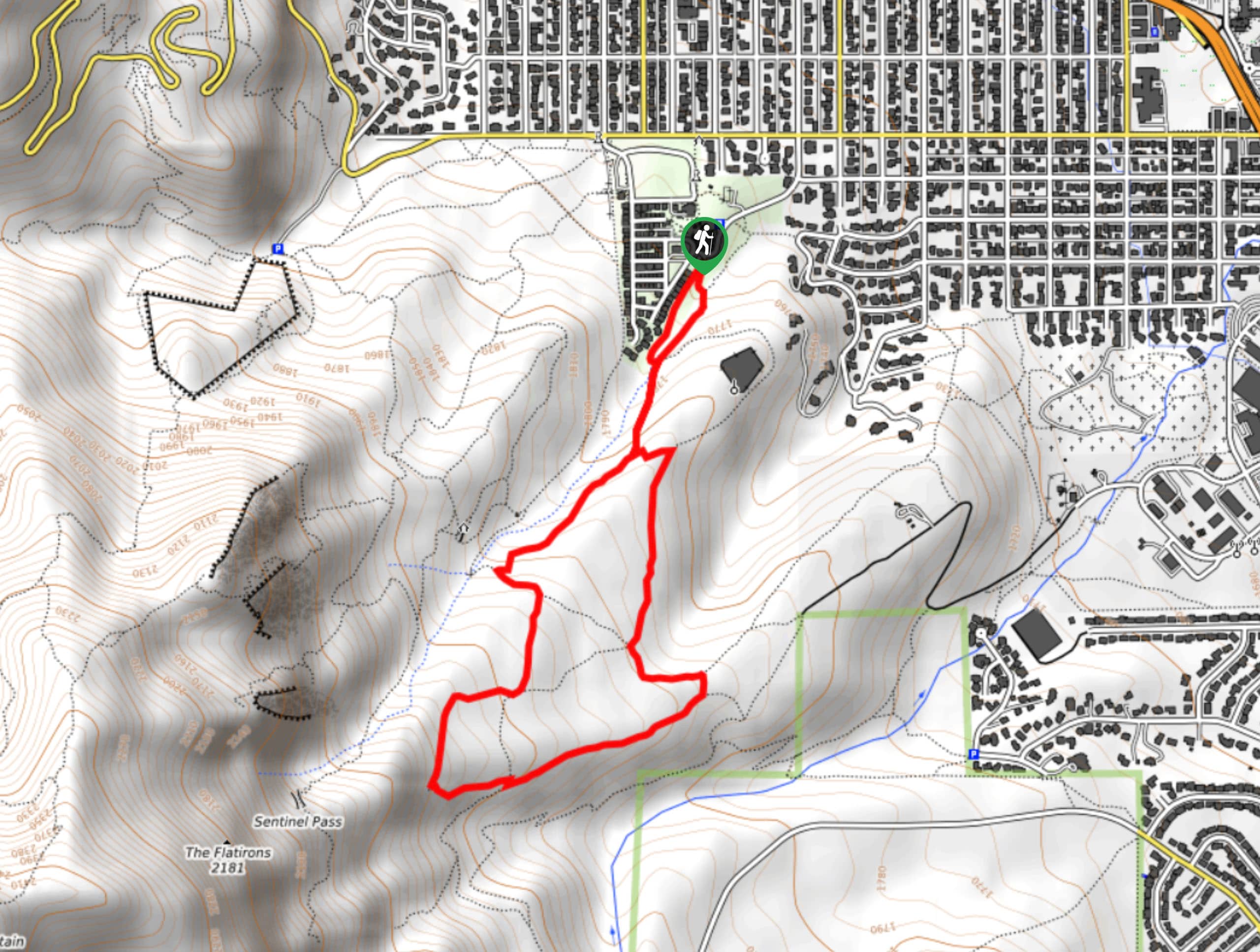 Woods Quarry Loop Trail Map