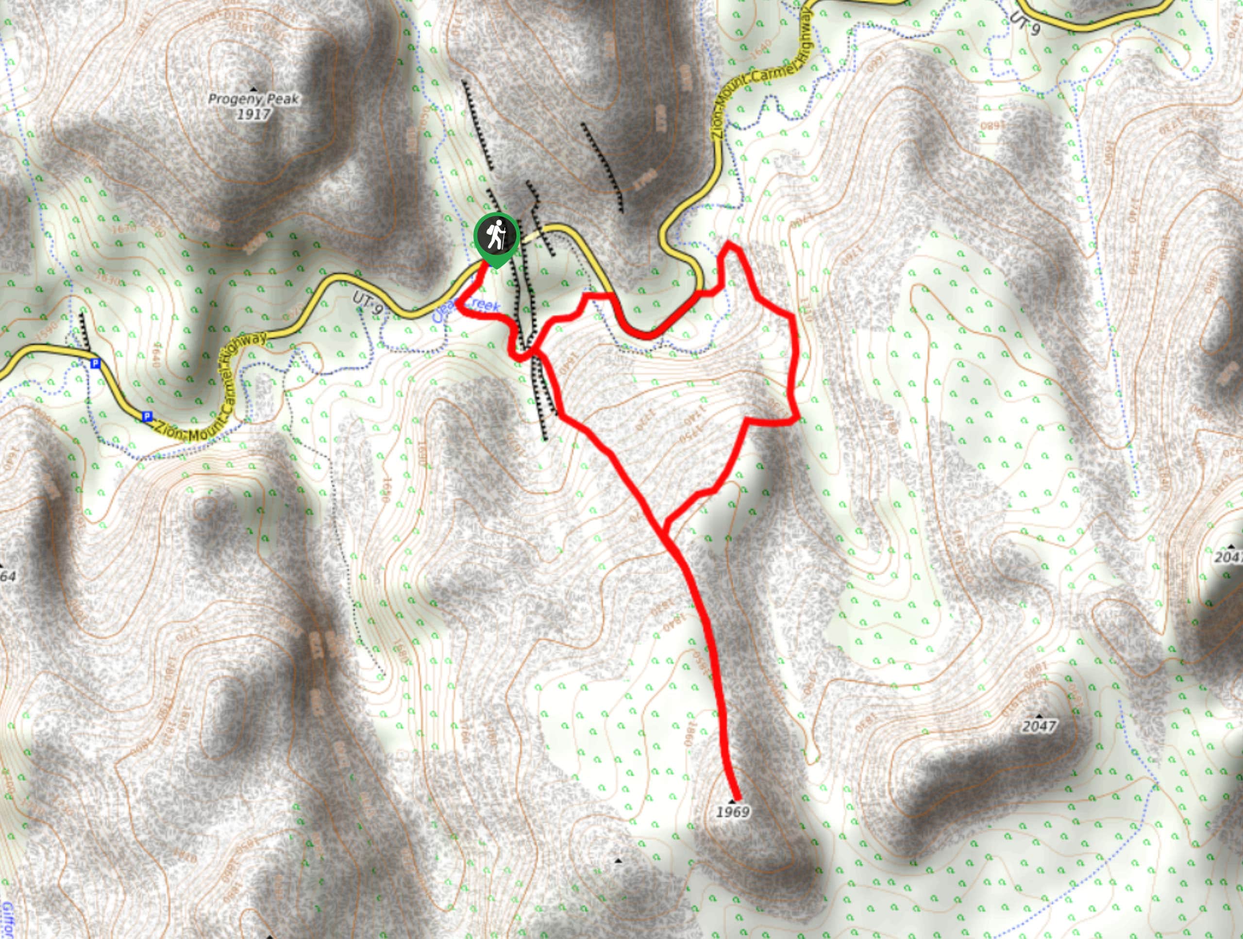 6460 Lost Peak Trail Map