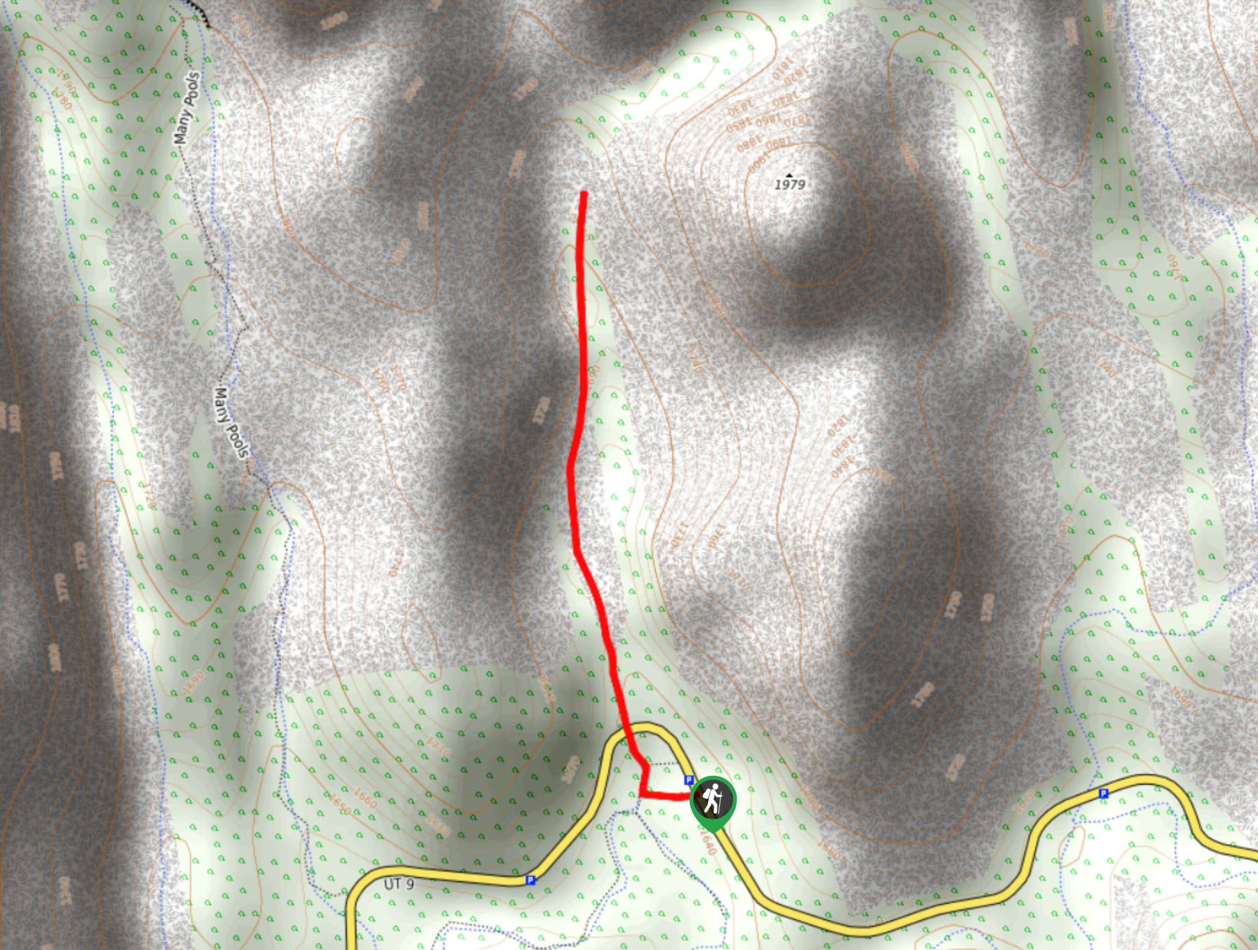 Petroglyph Pools Trail Map
