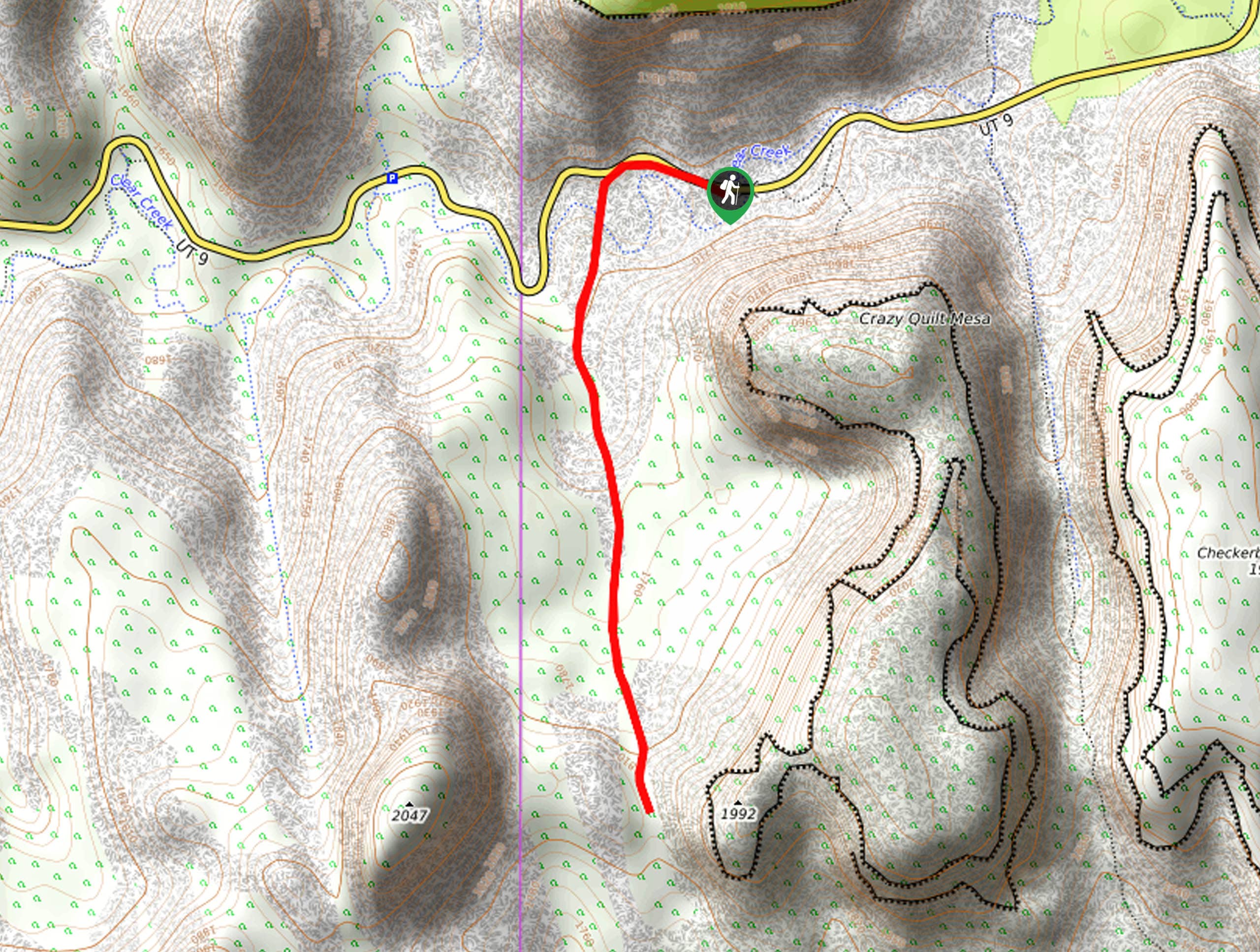 Separation Canyon Map