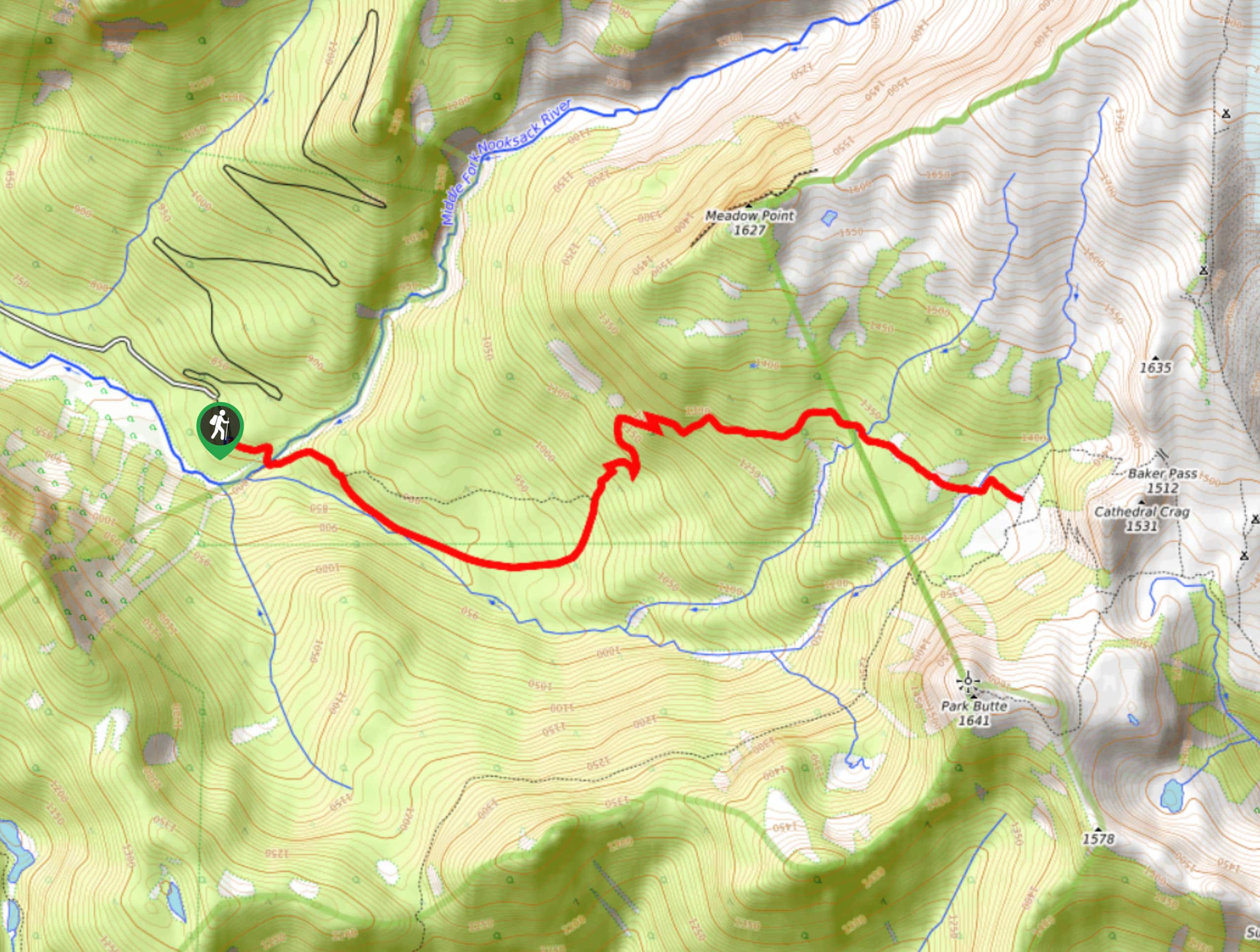 Ridley Creek Trail Map