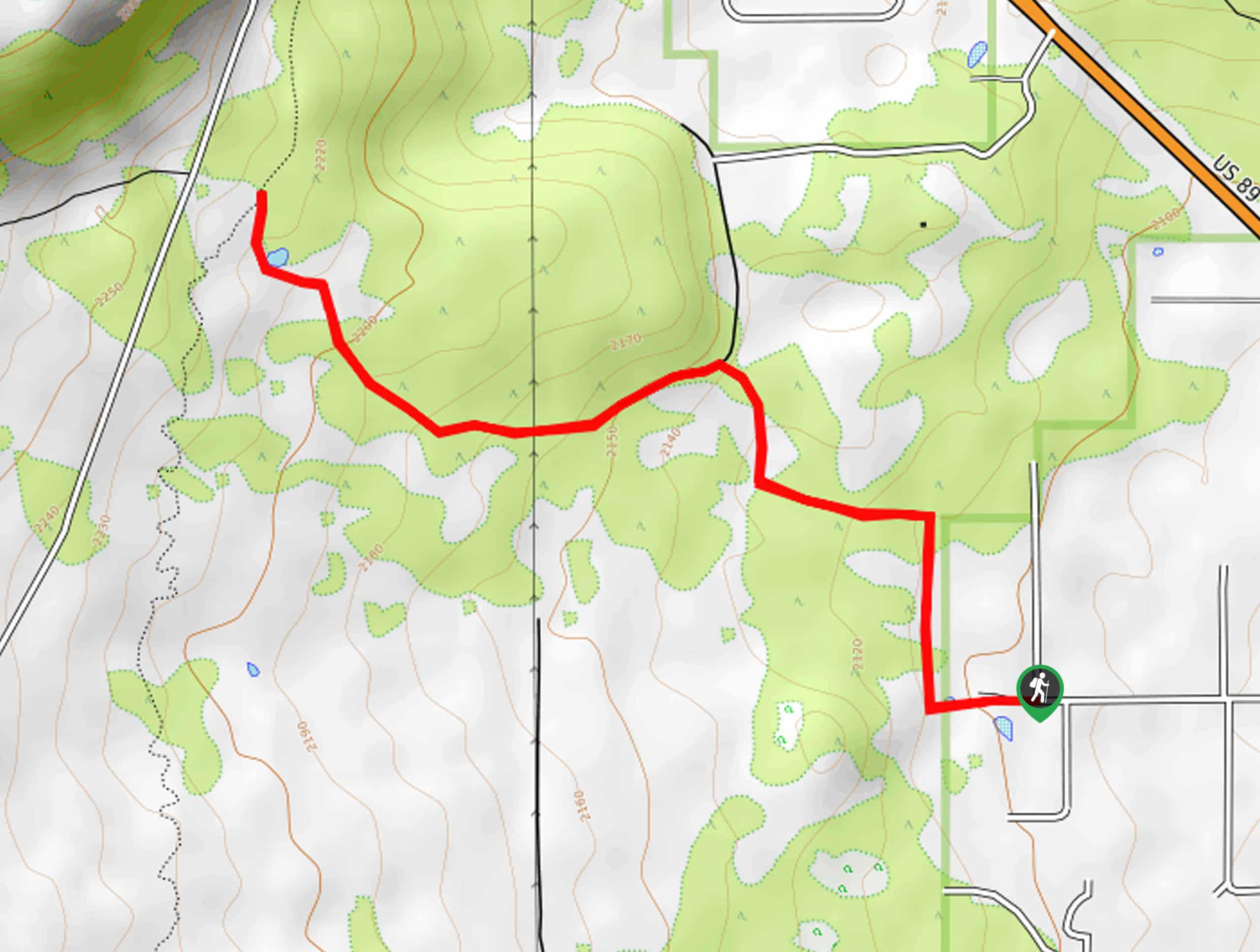 Brandis Way Hike Map