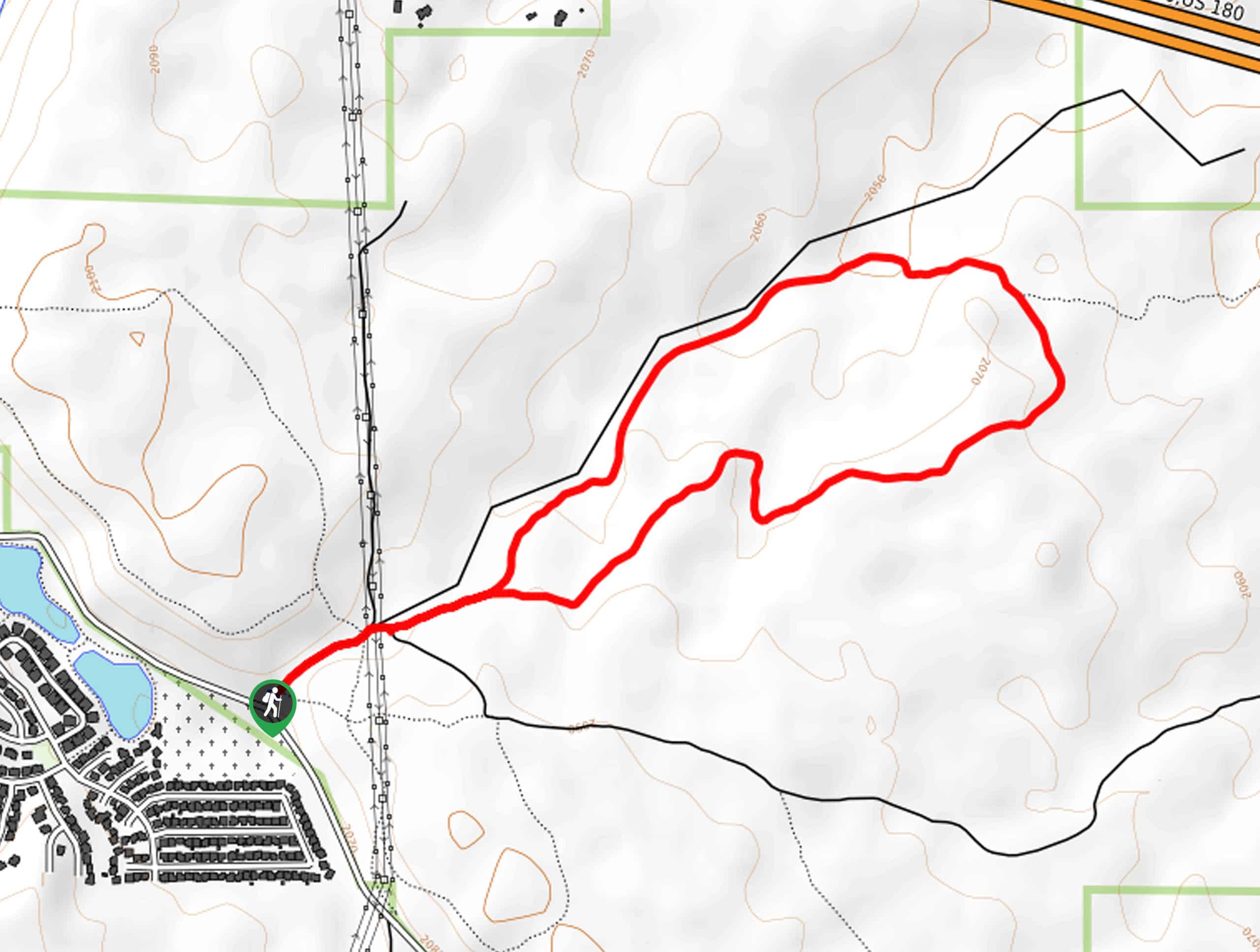 Campbell Mesa and Anasazi Loop Map