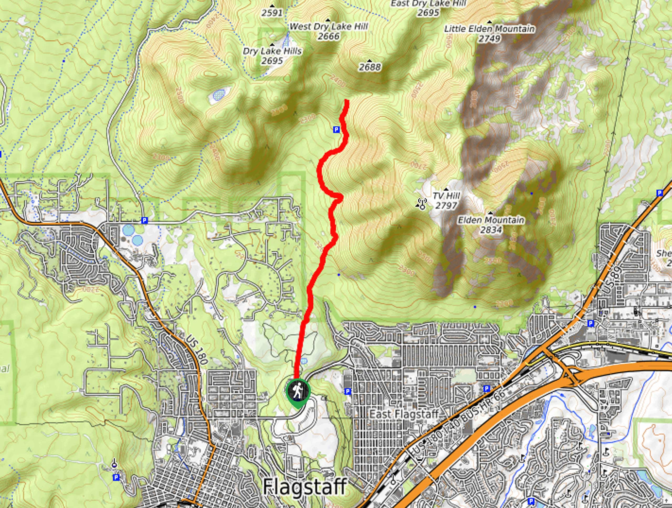 Oldham Trail Map