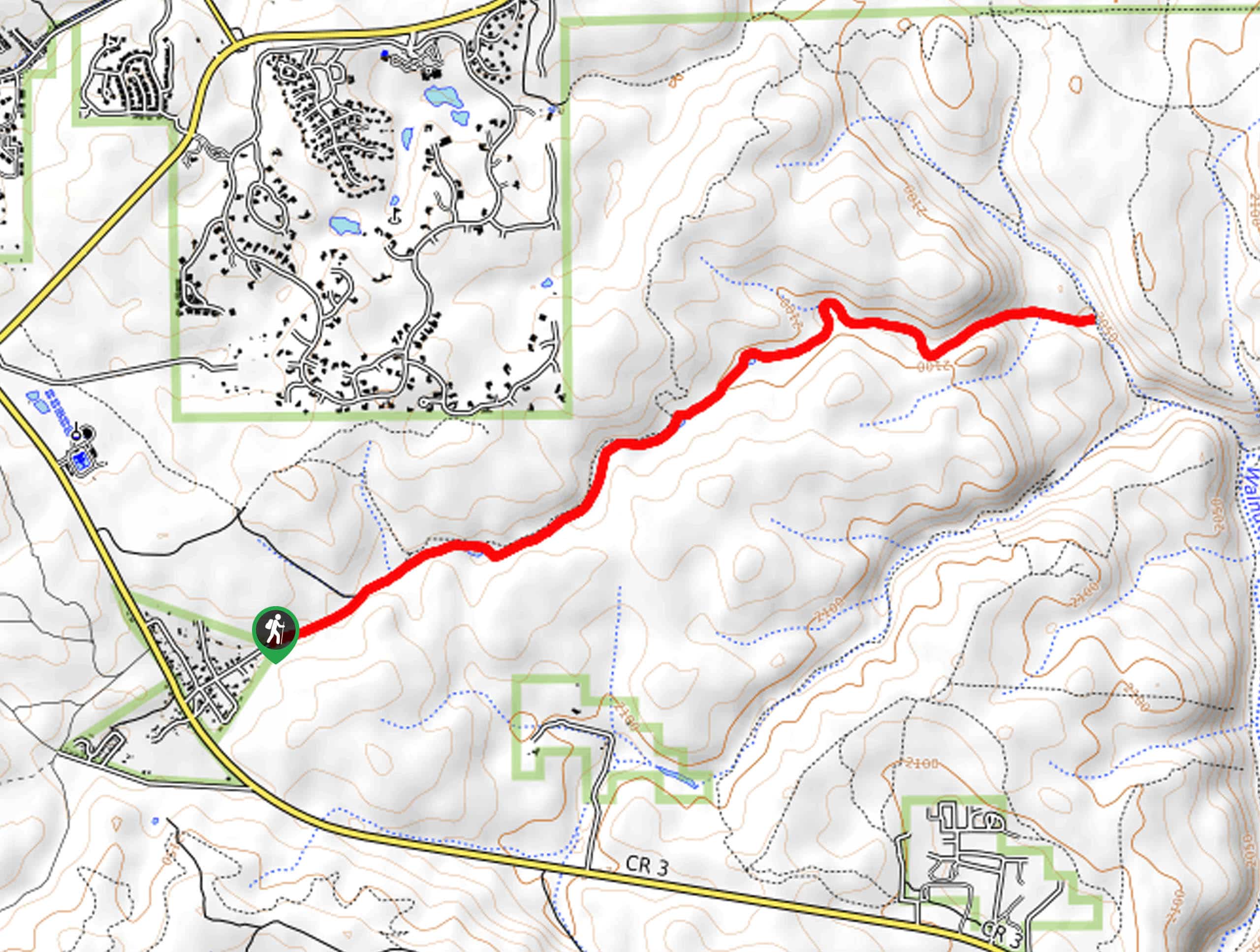 Skunk Canyon Hike Map