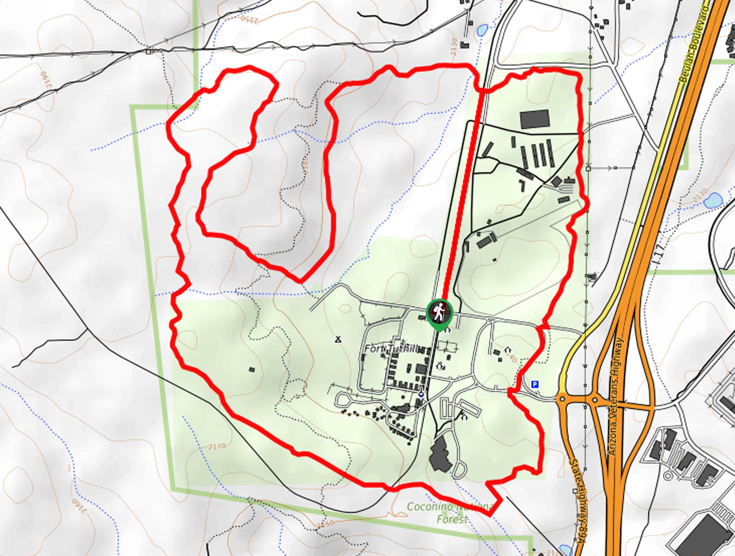 Soldier Loop Trail Map