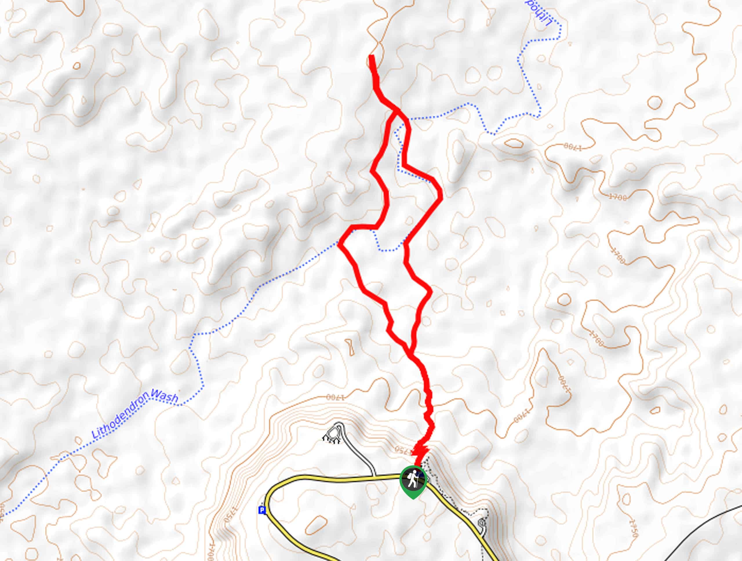 Onyx Bridge Trail Map