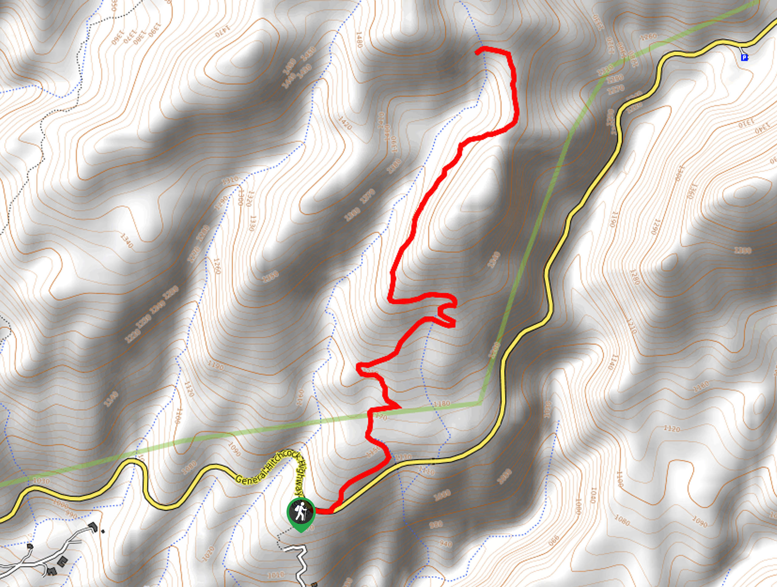Babat Duag Trail Map