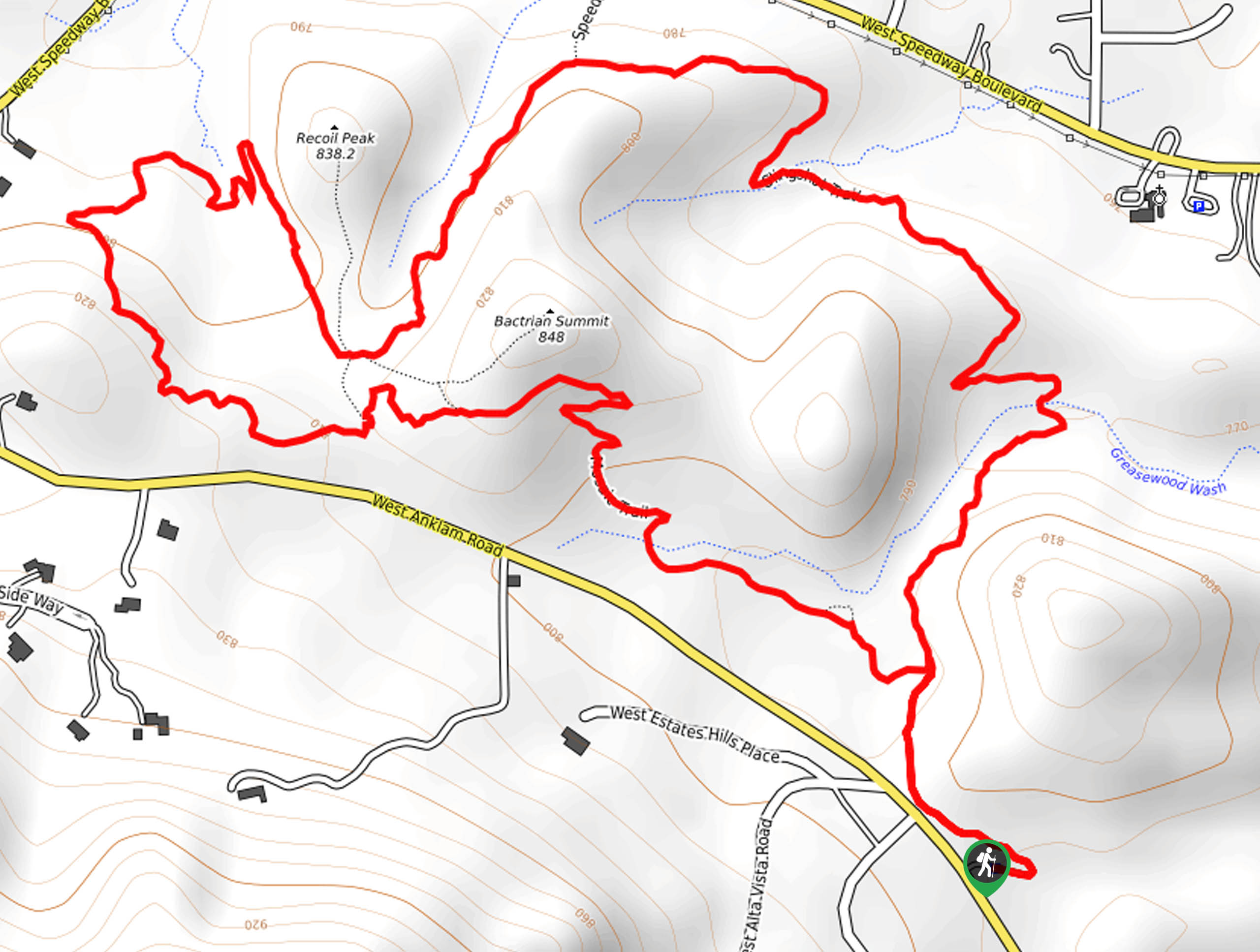 Painted Hills Loop Map