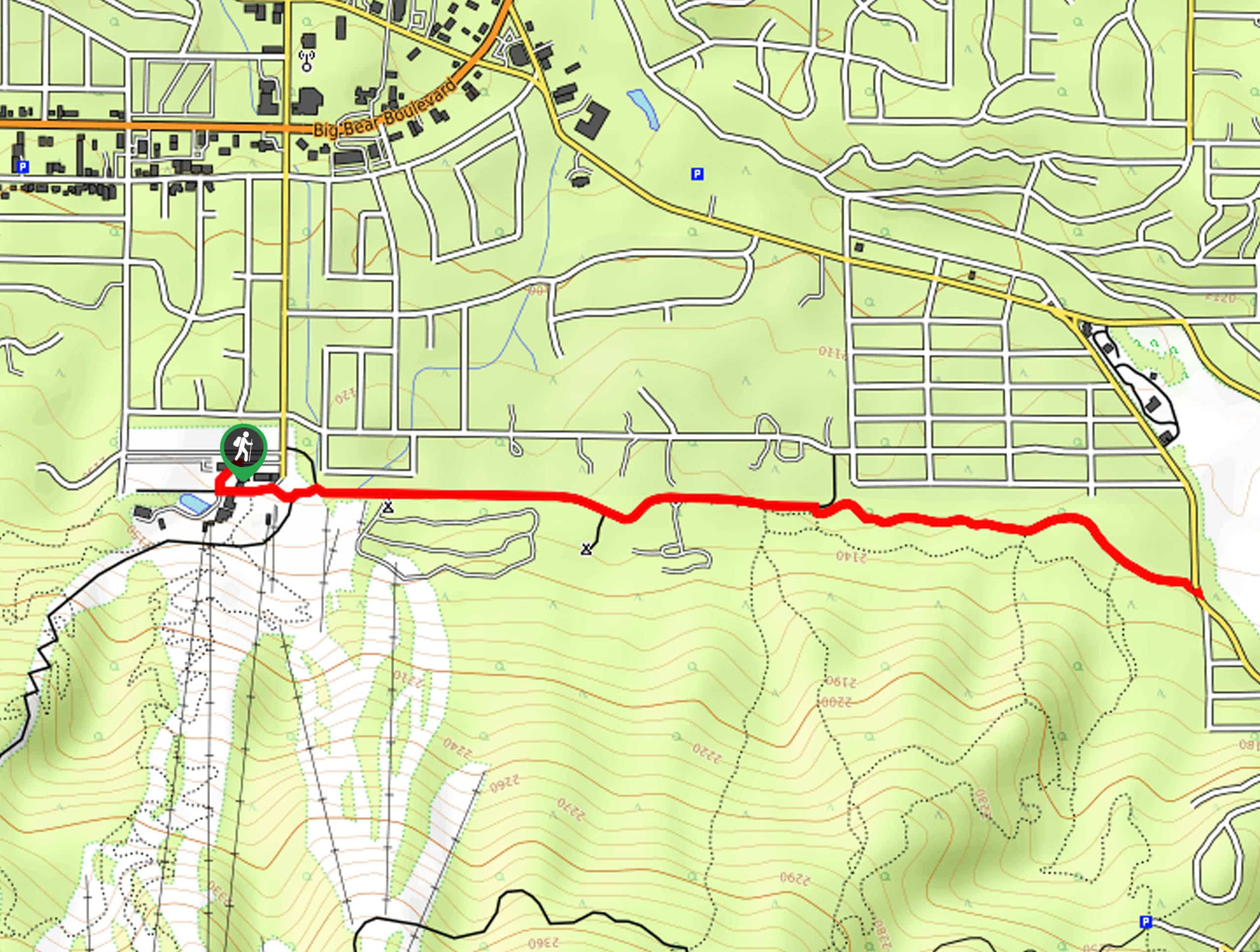 Bristlecone Road Hike Map