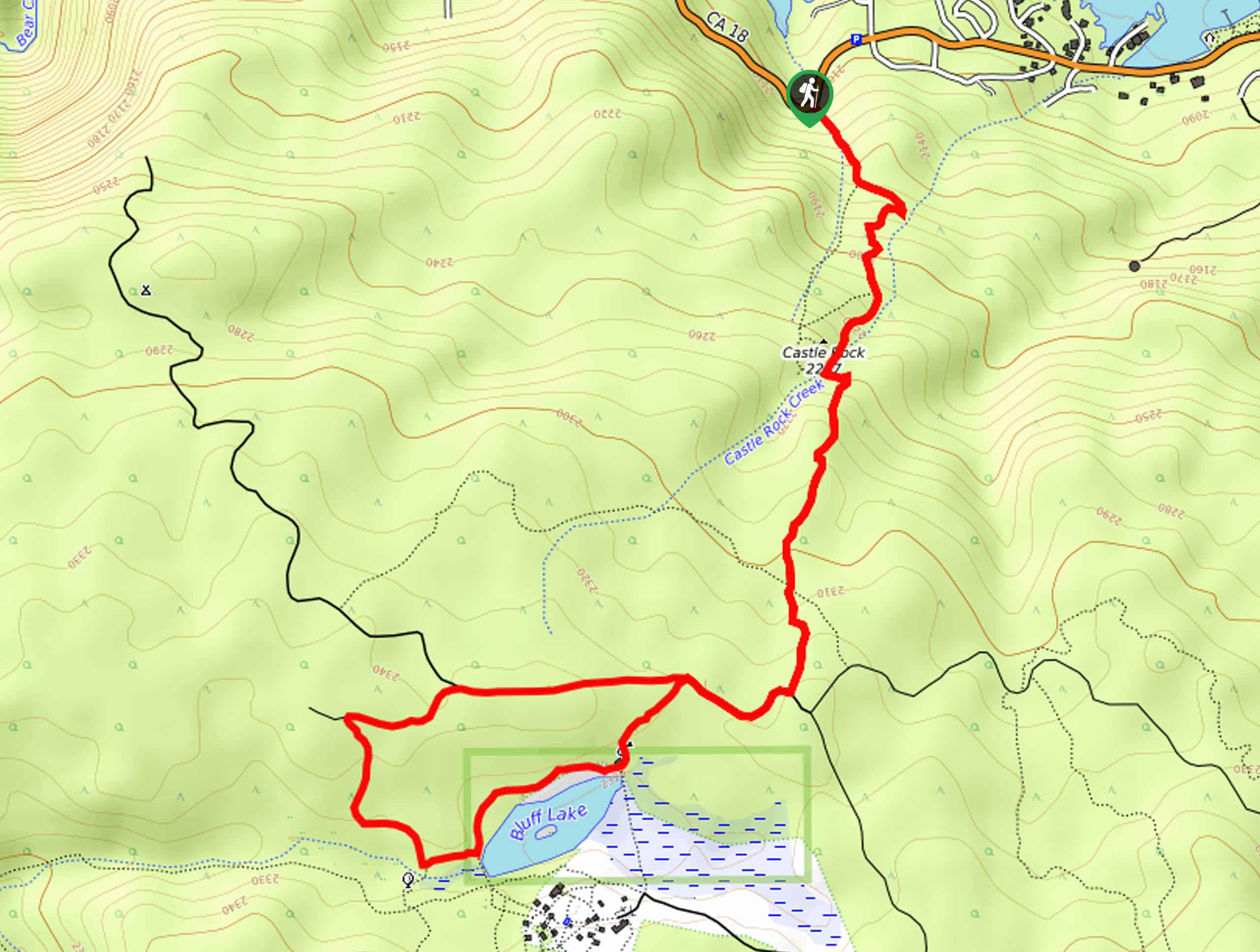 Champion Lodgepole Hike Map