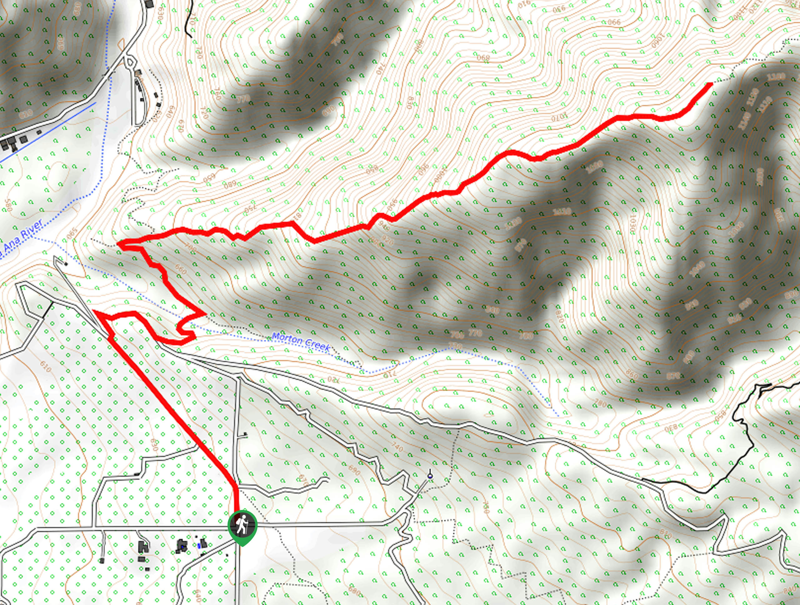 Cram Peak Ridge Trail Map