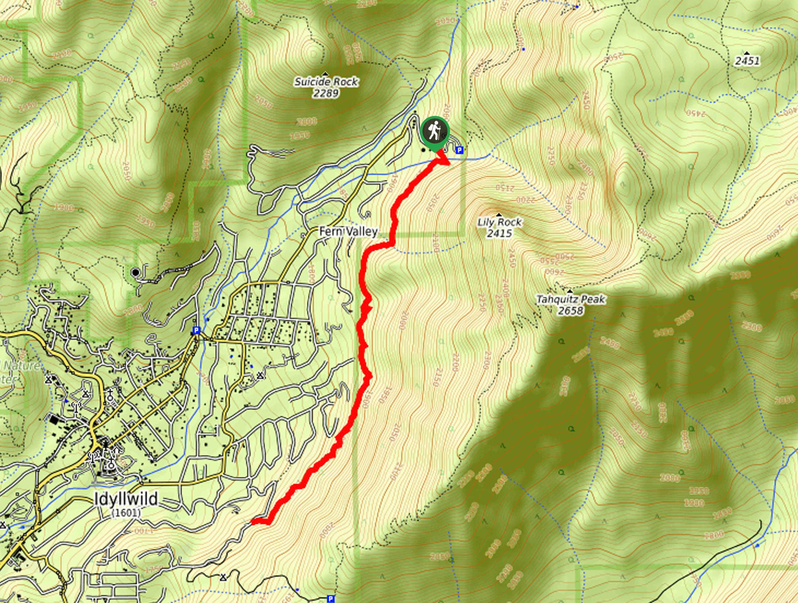 Ernie Maxwell Trail Map