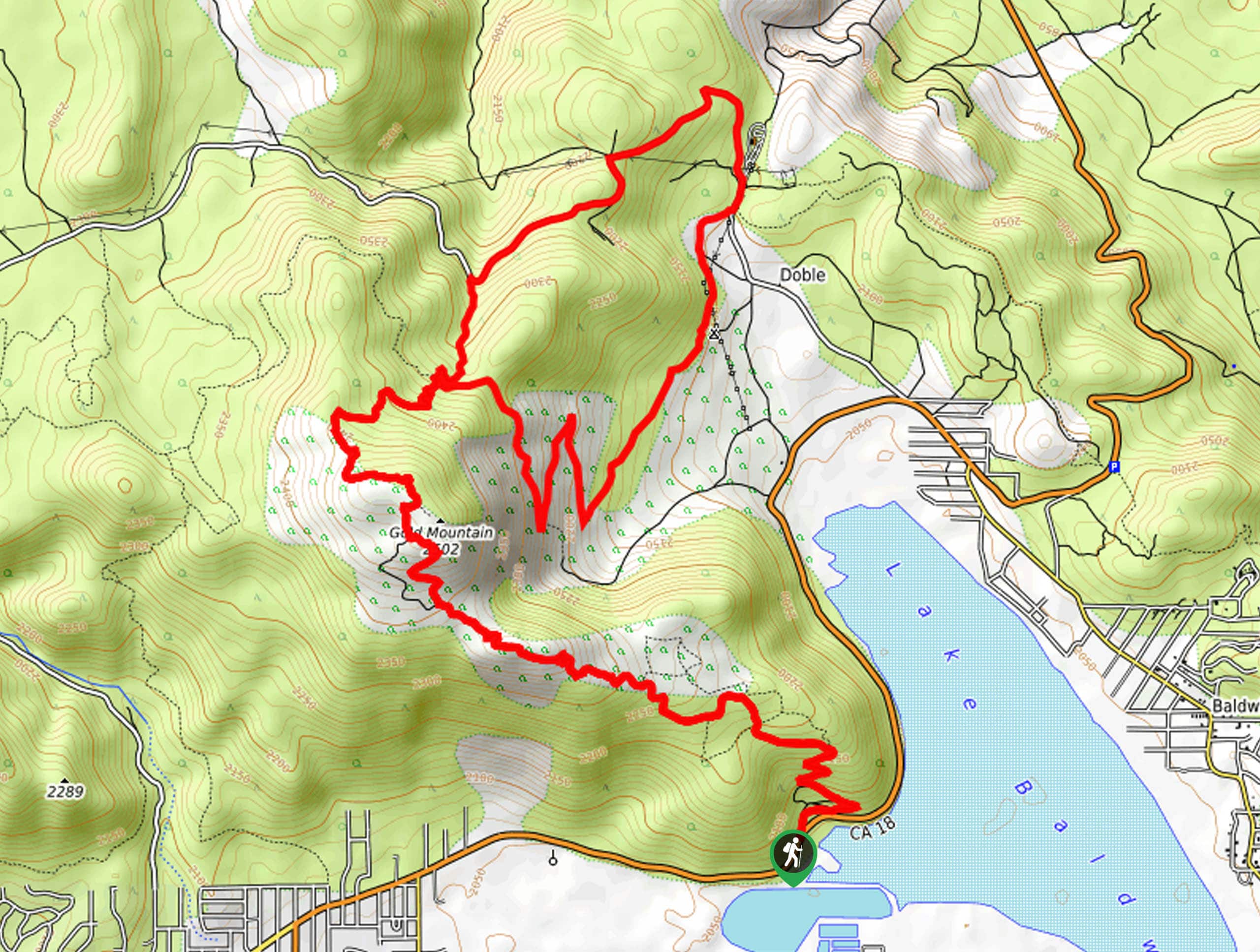 Gold Mountain Trail Map