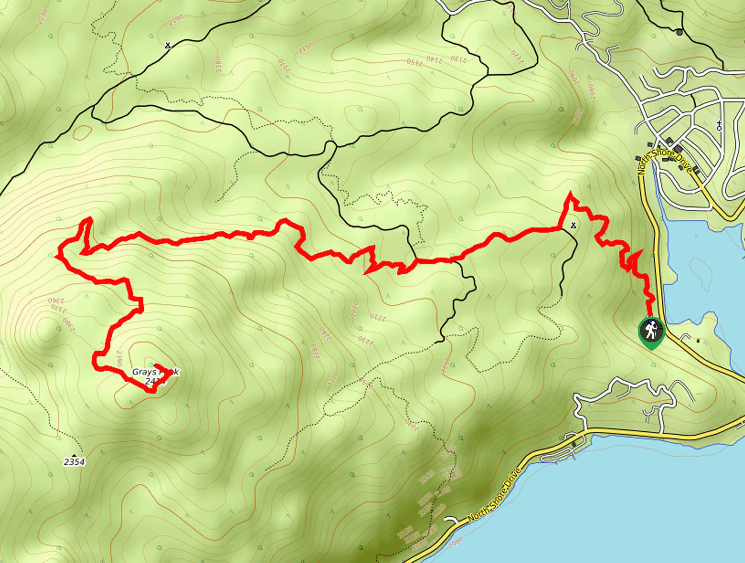 Grays Peak Trail Map