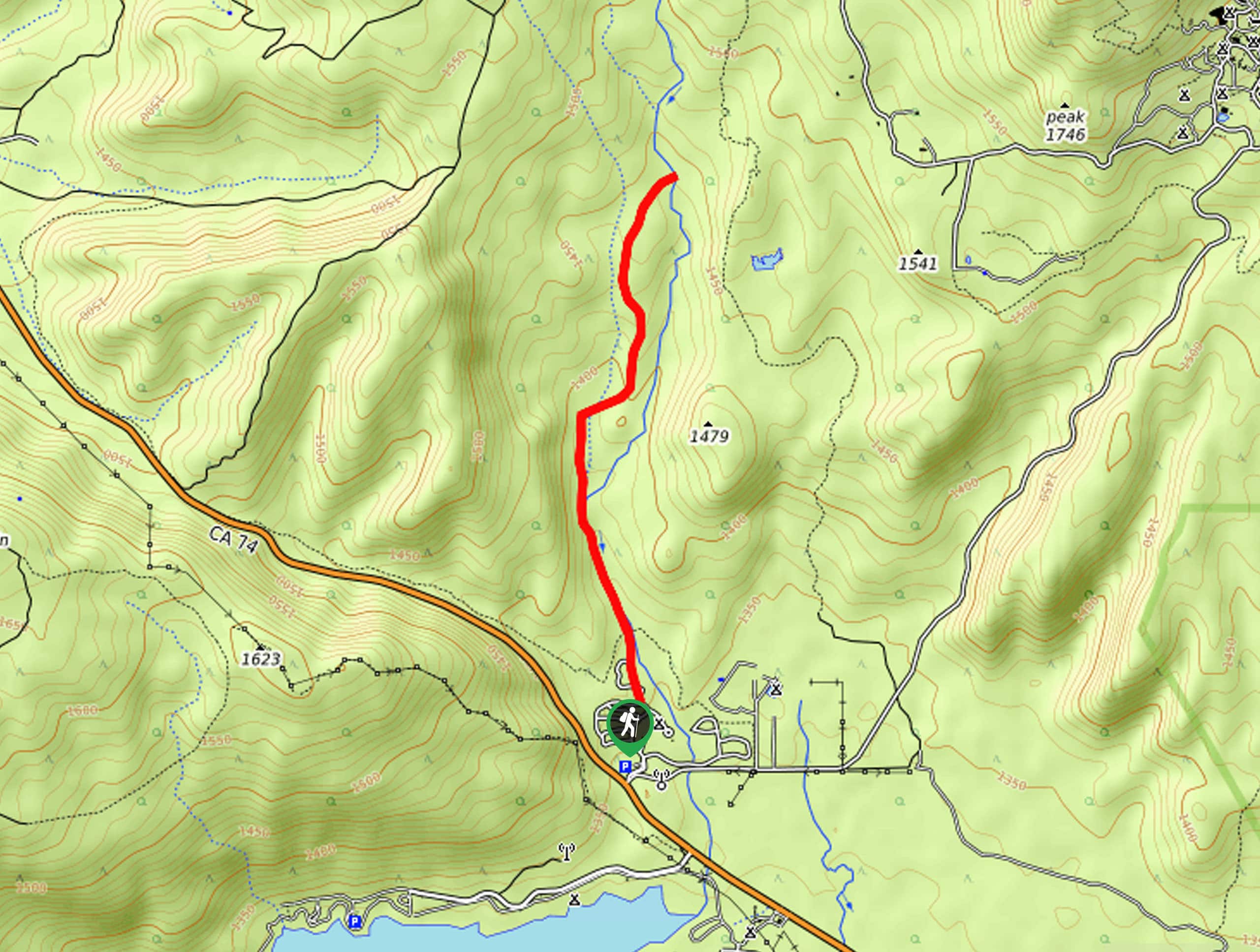 Hurkey Creek Trail Map