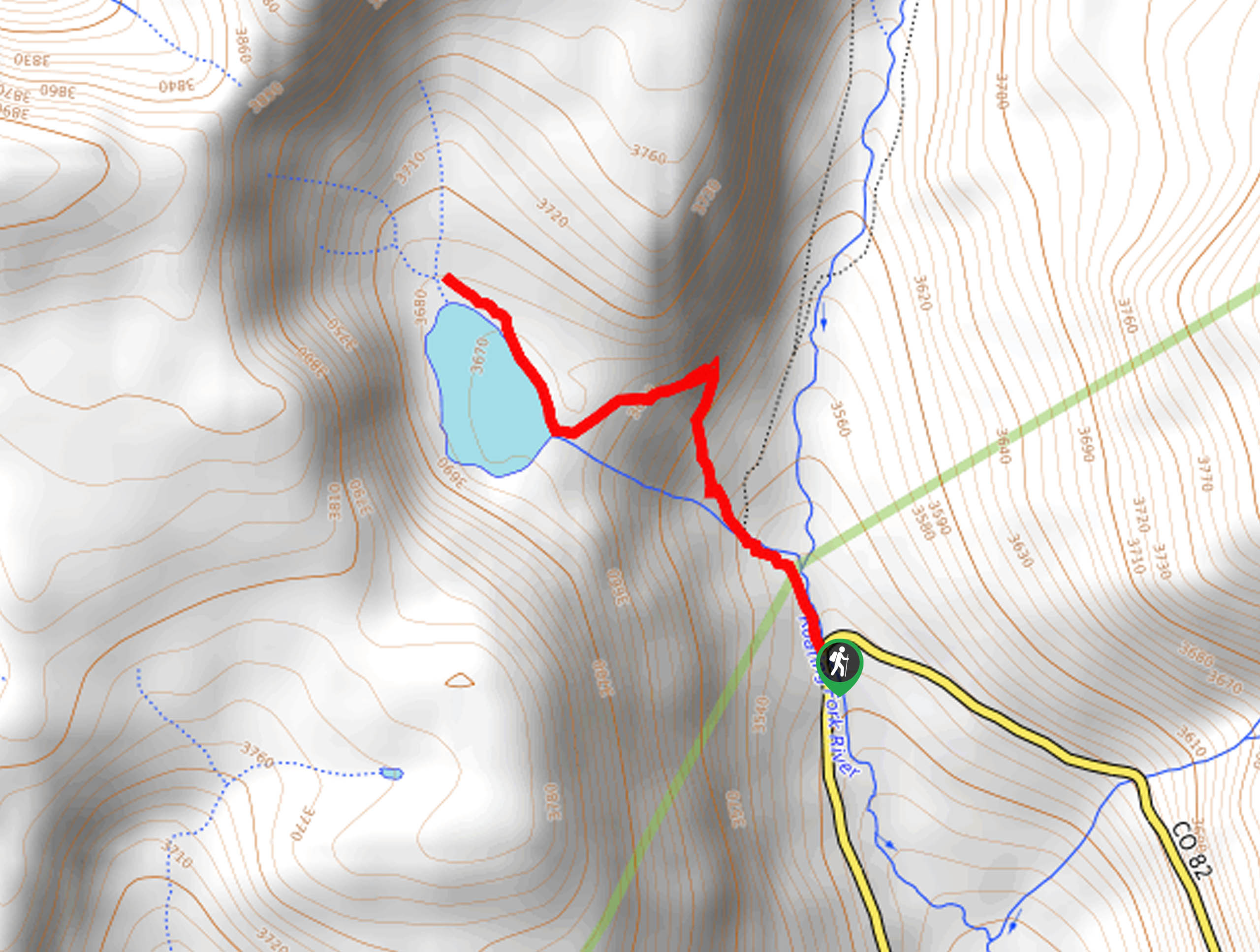 Linkins Lake Trail Map