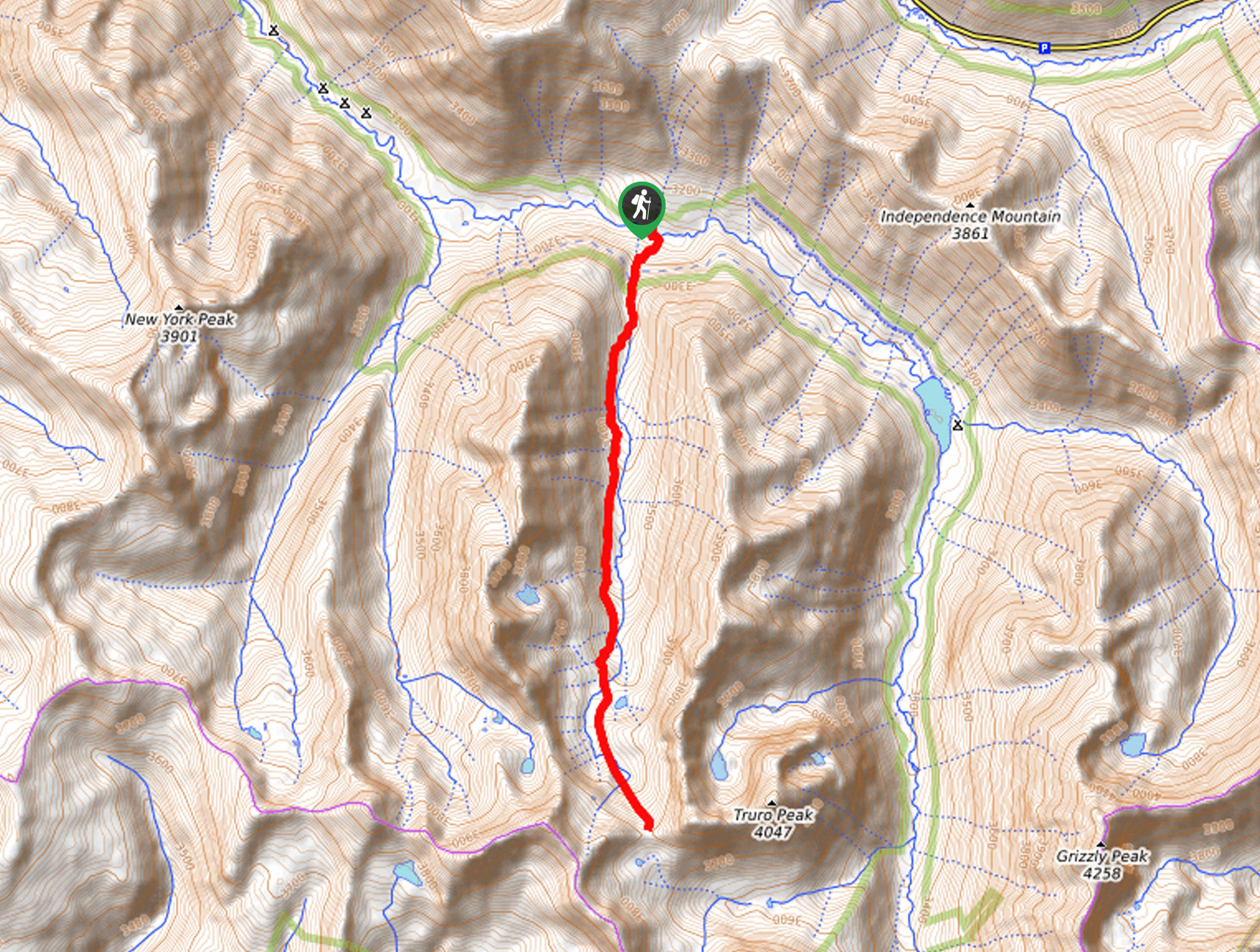 Tabour Creek Trail Map