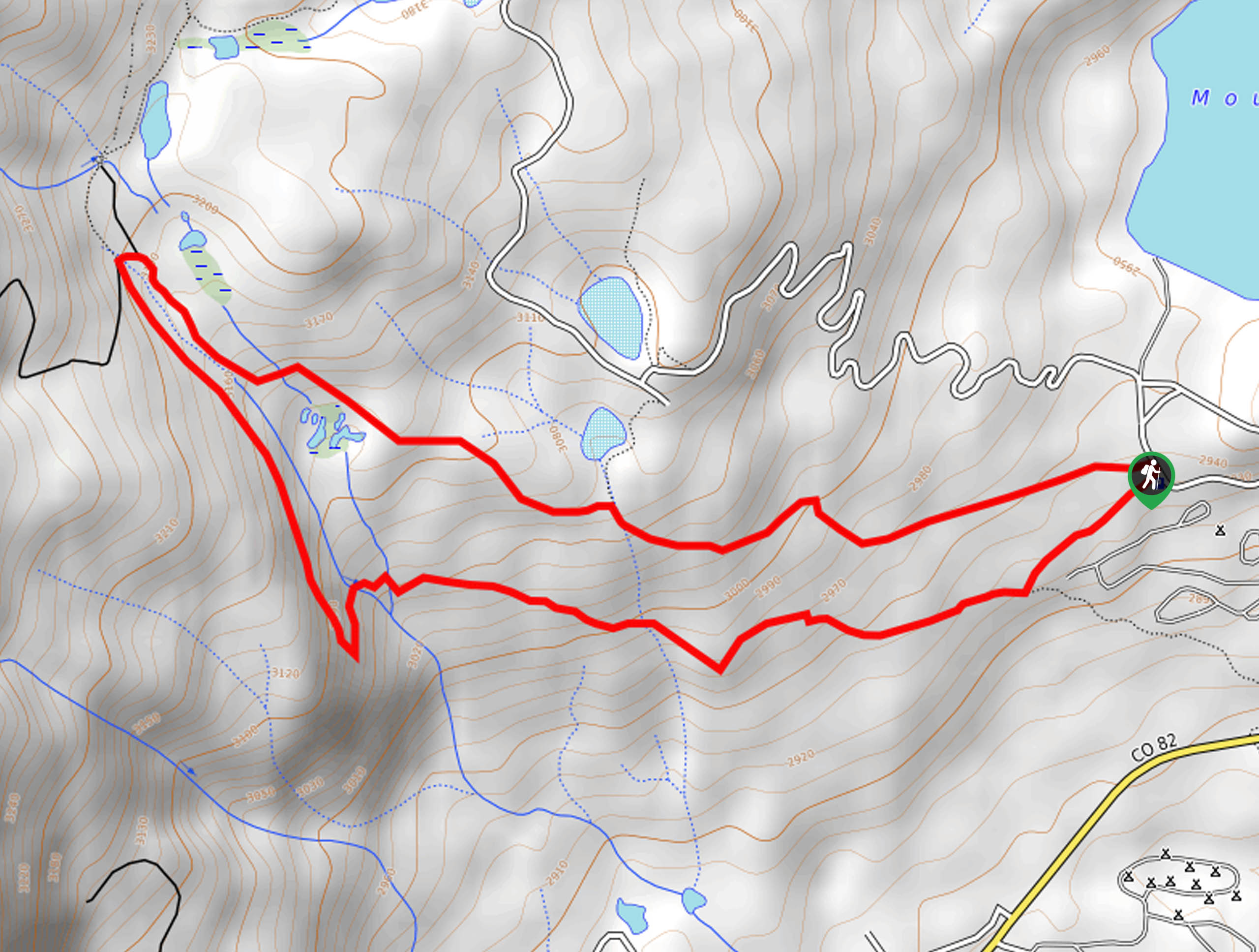 Bartlett Gulch Loop Trail Map