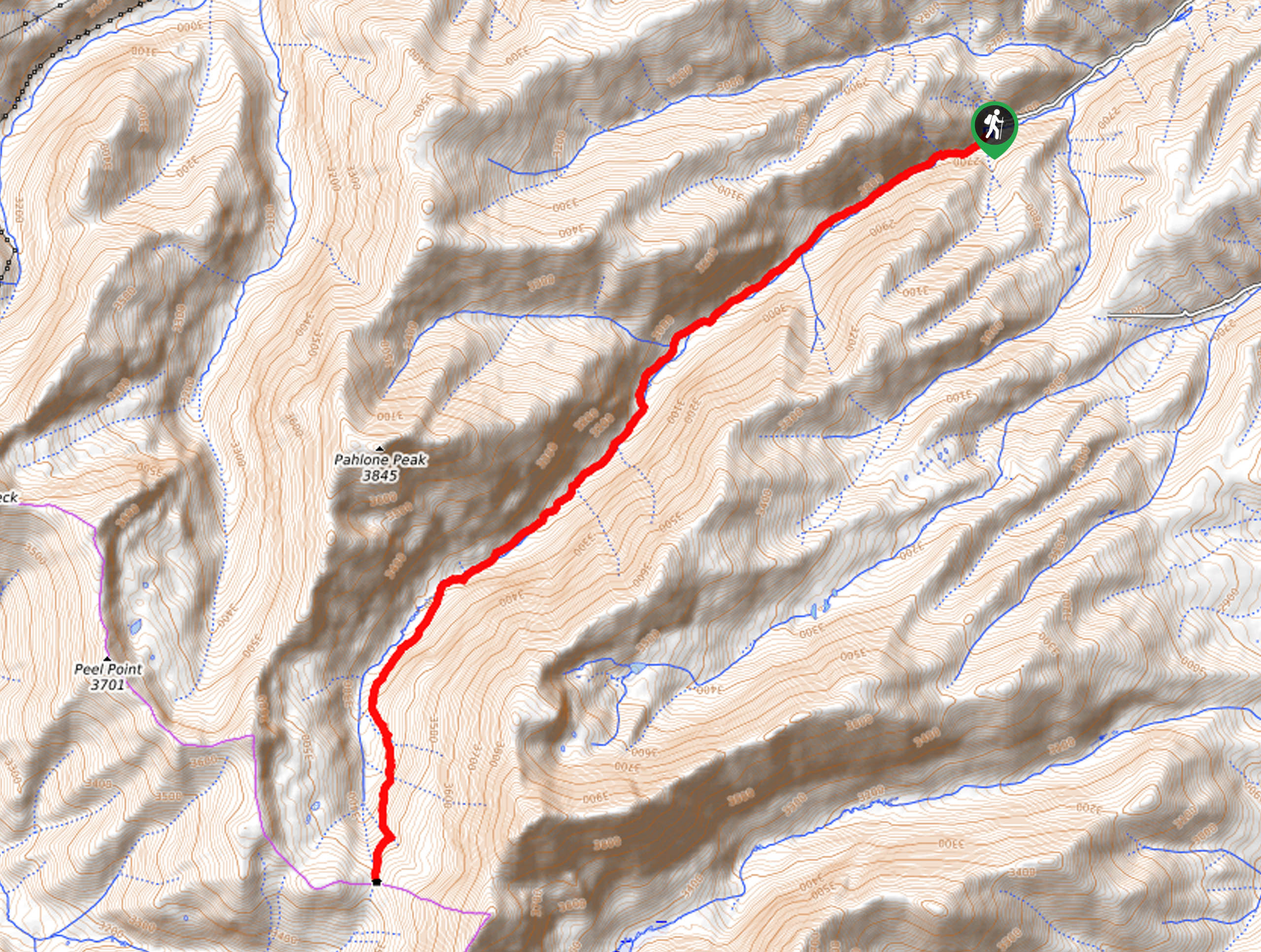 Green’s Creek Trail Map