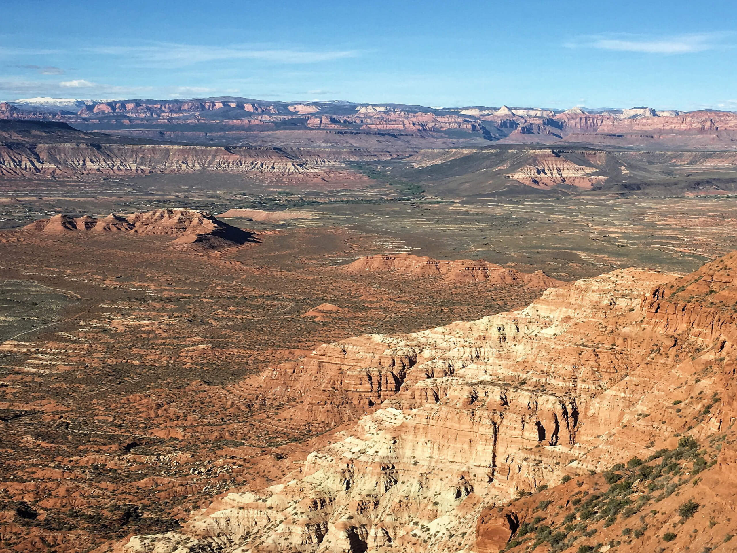 The Gooseberry Trail Getting Steep In Canyonlands