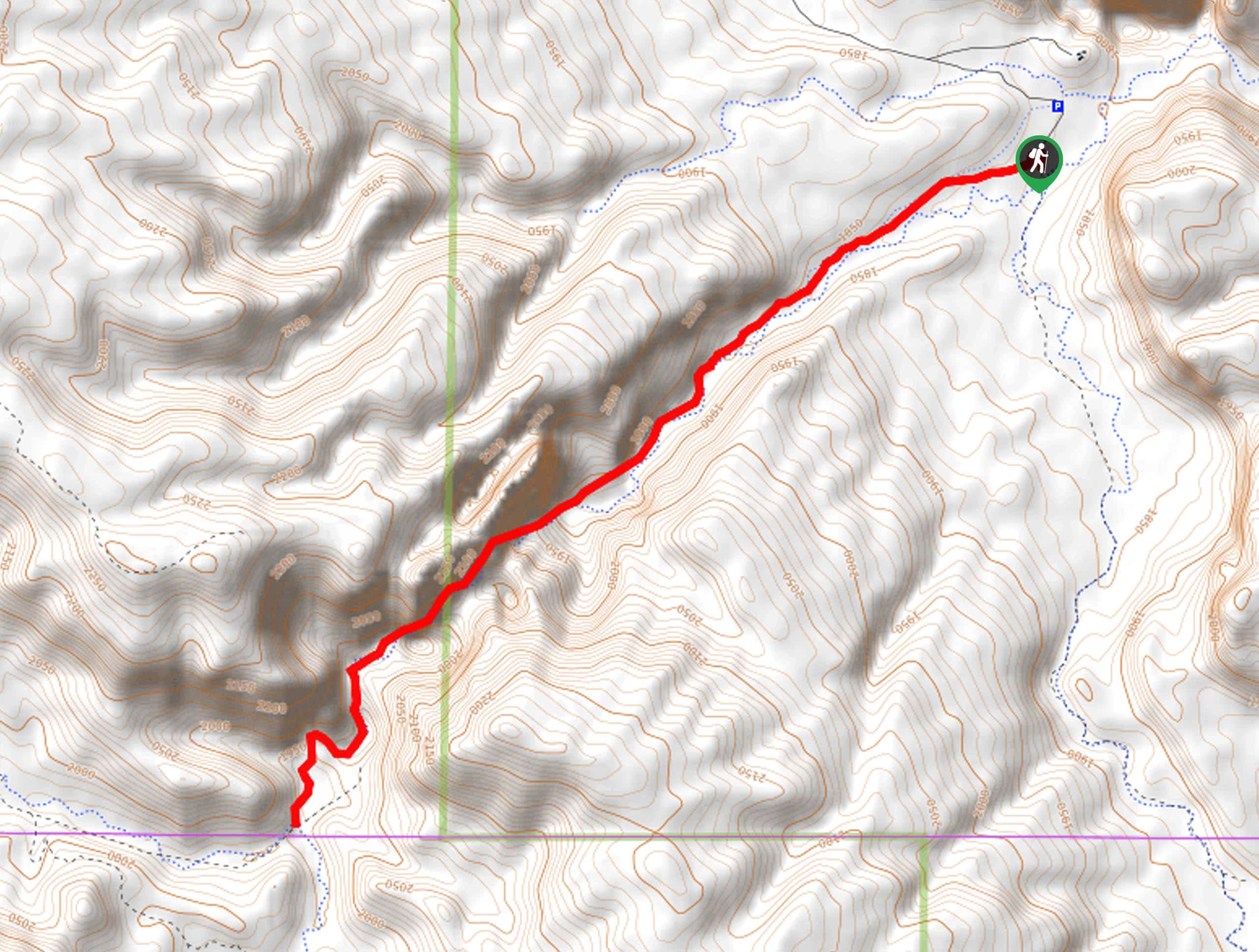 West Pleasant Creek Trail Map