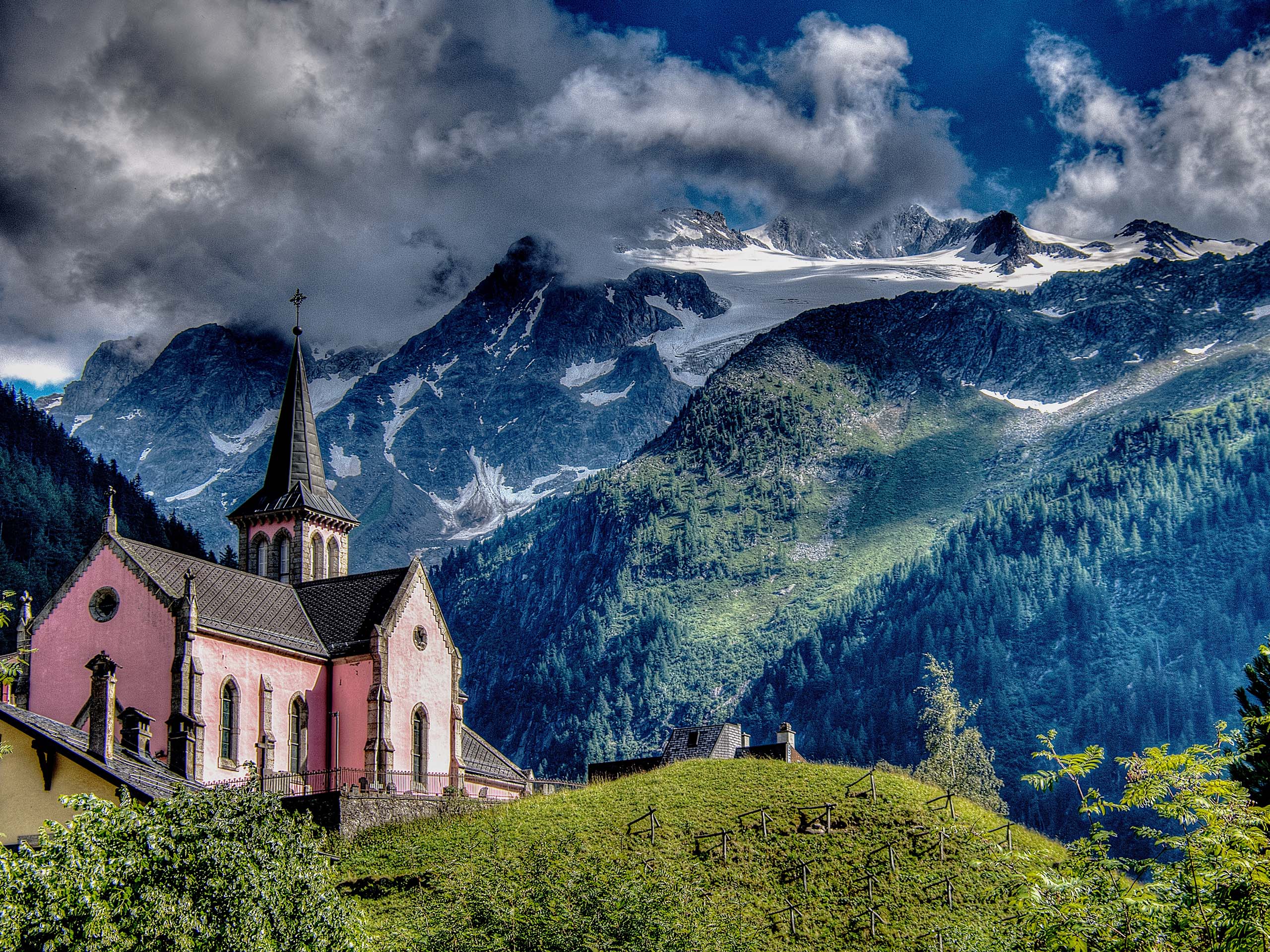 Tour du Mont Blanc - Trient in Switzerland