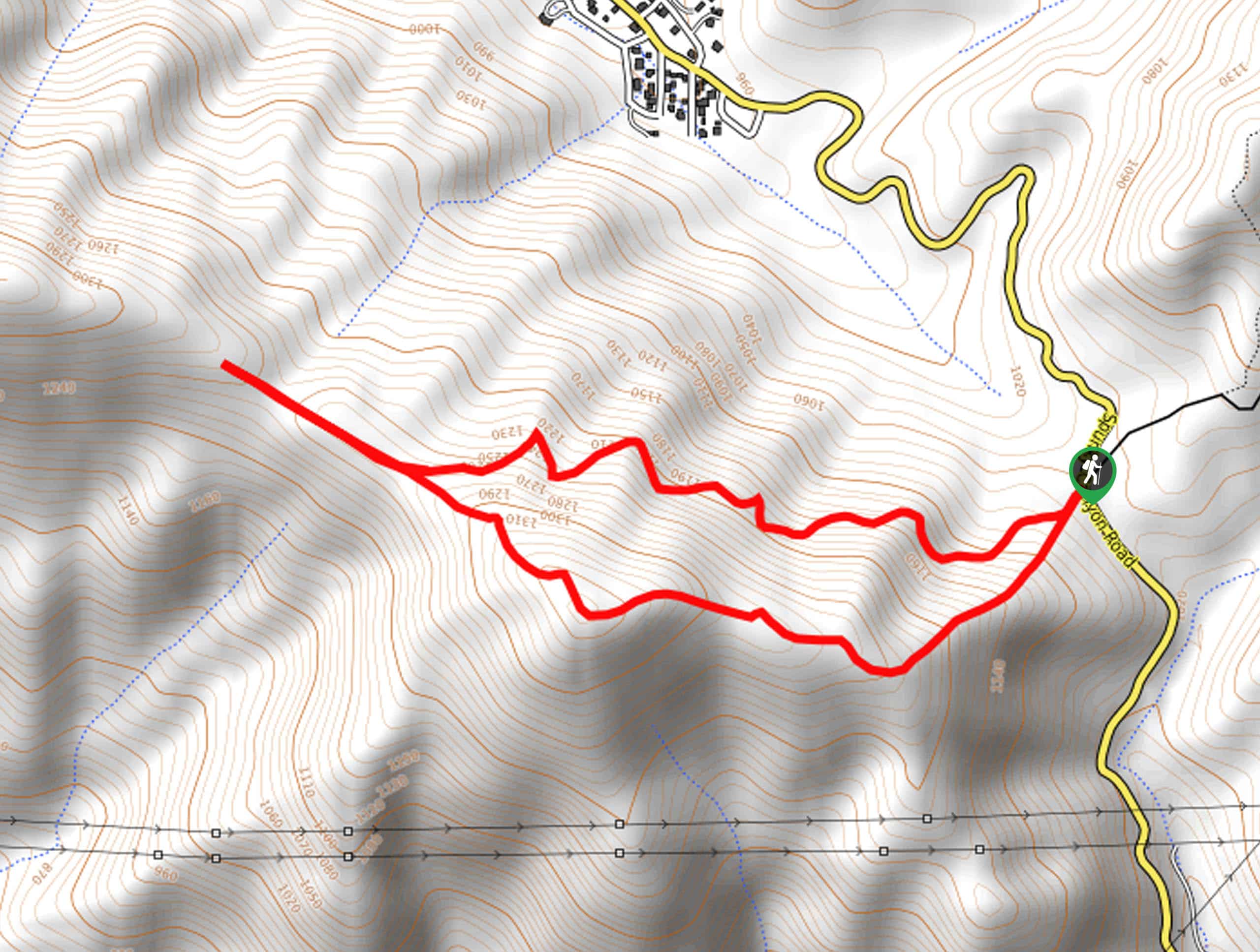 Jupiter Mountain Loop Trail Map