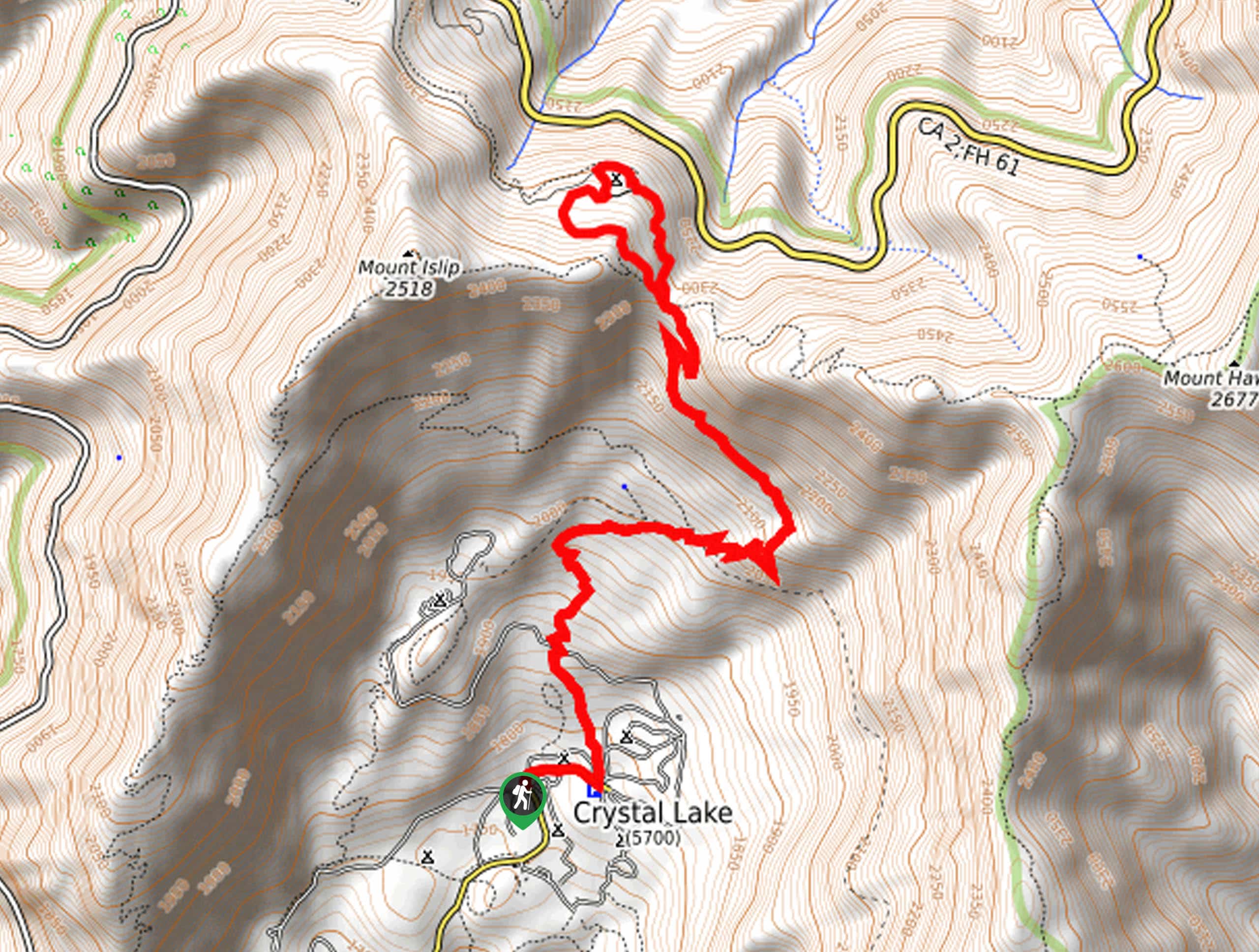 Little Jimmy Springs Hike Map