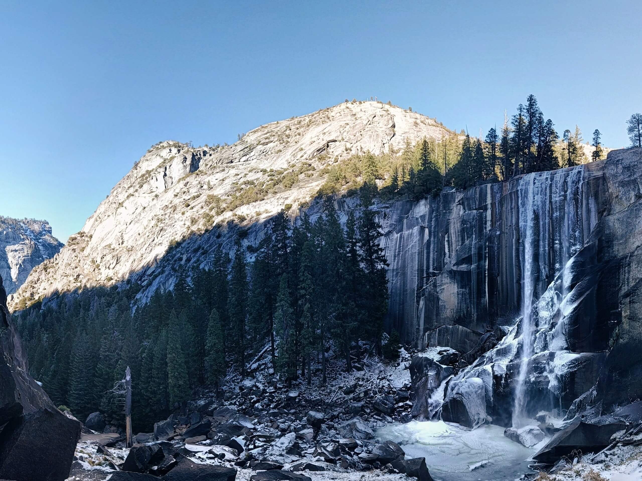 Vernal Falls and Clark Point Hike