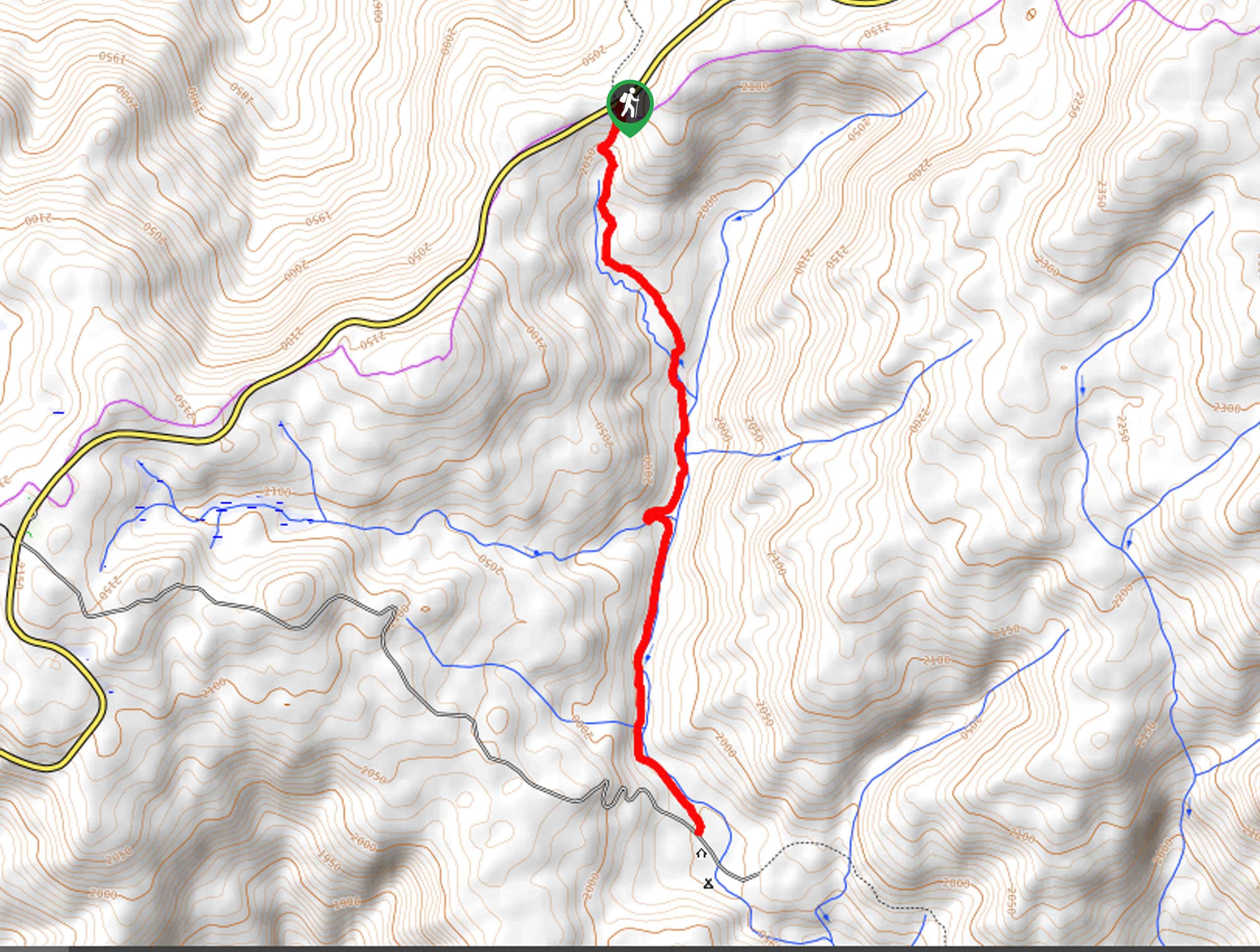 Tamarack Creek Trail Map