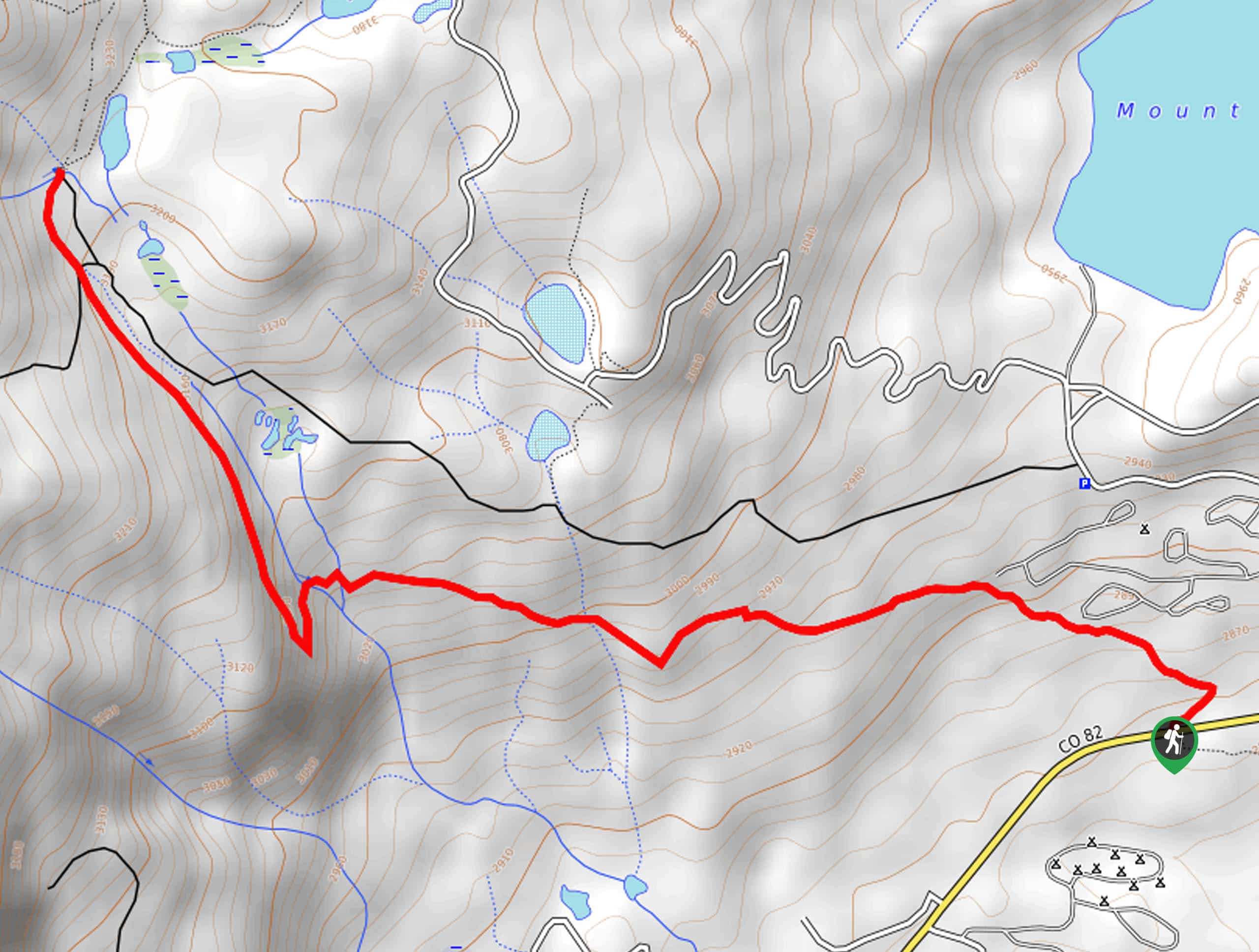 Bartlett Gulch Hike Map