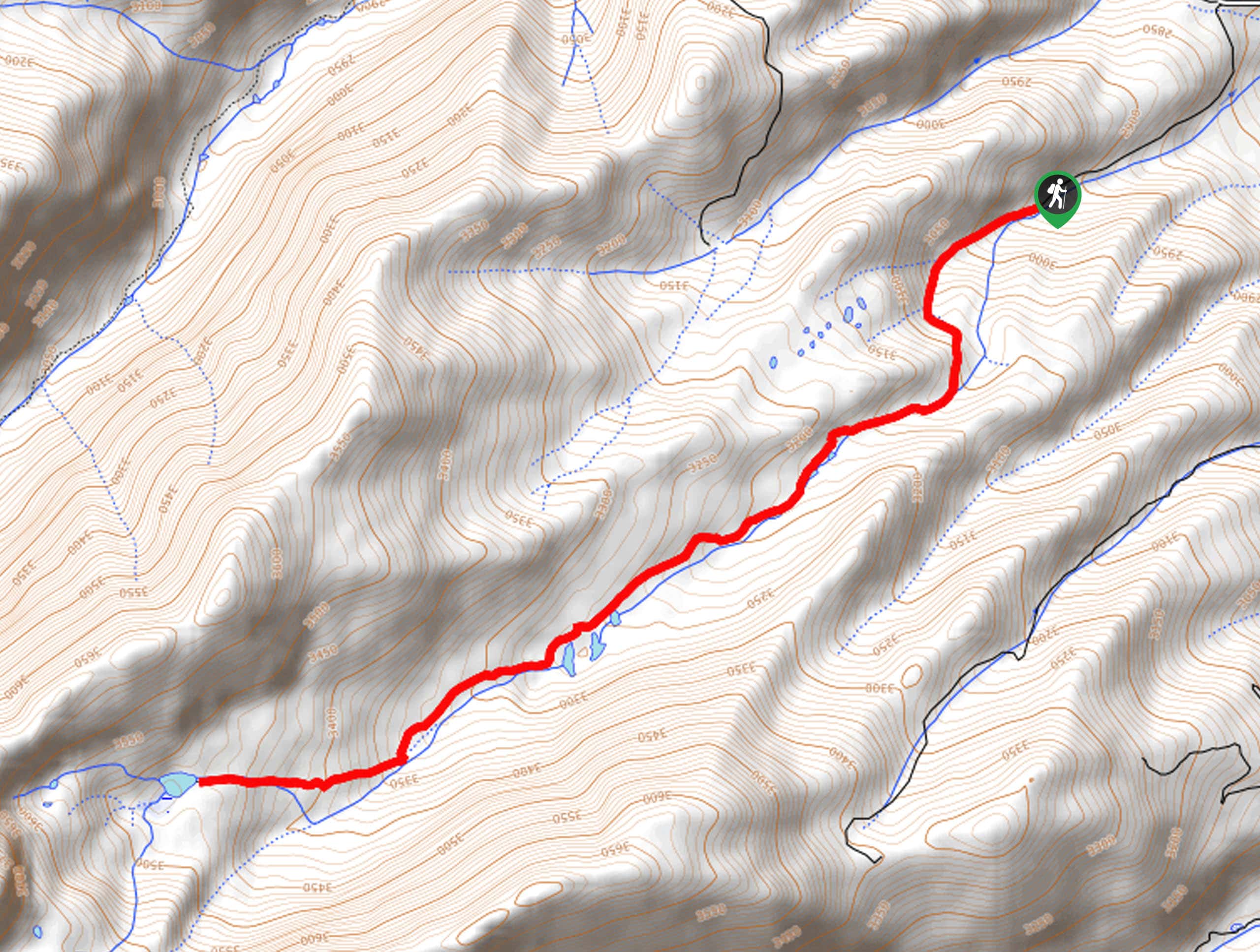 Pass Creek Trail Map