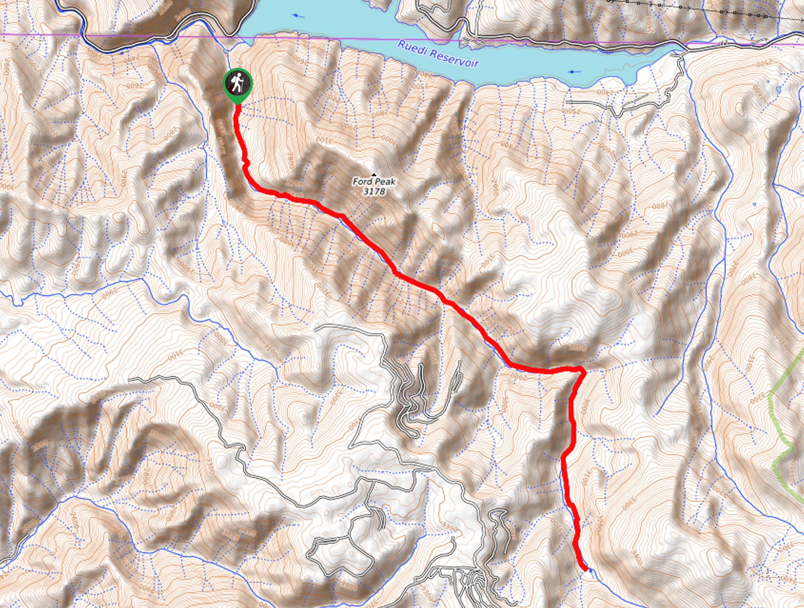 Rocky Fork Trail Map