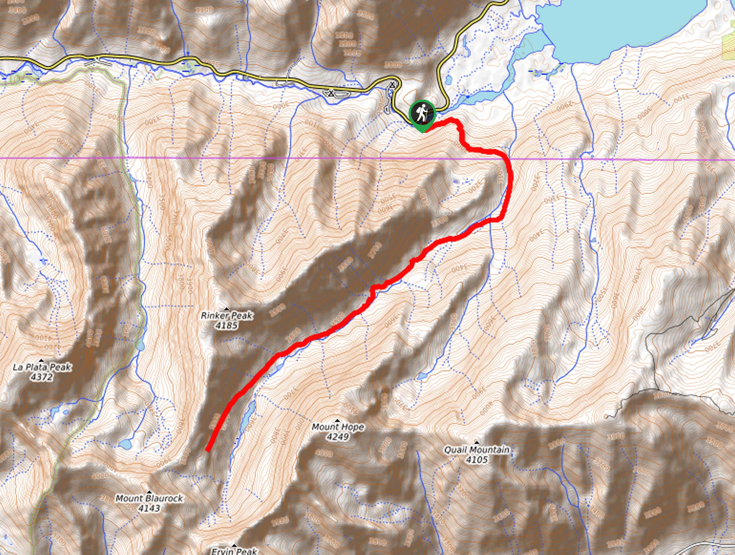 Willis Lake Trail Map