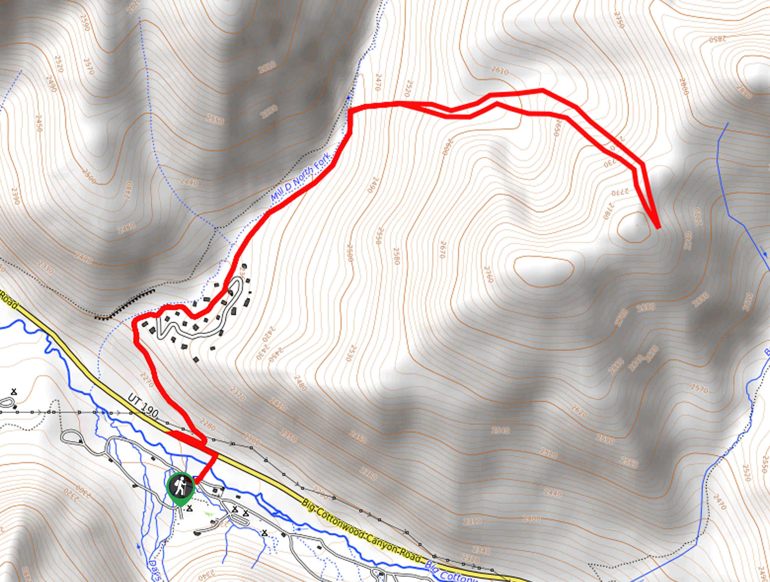 Desolation Ridge Trail Map