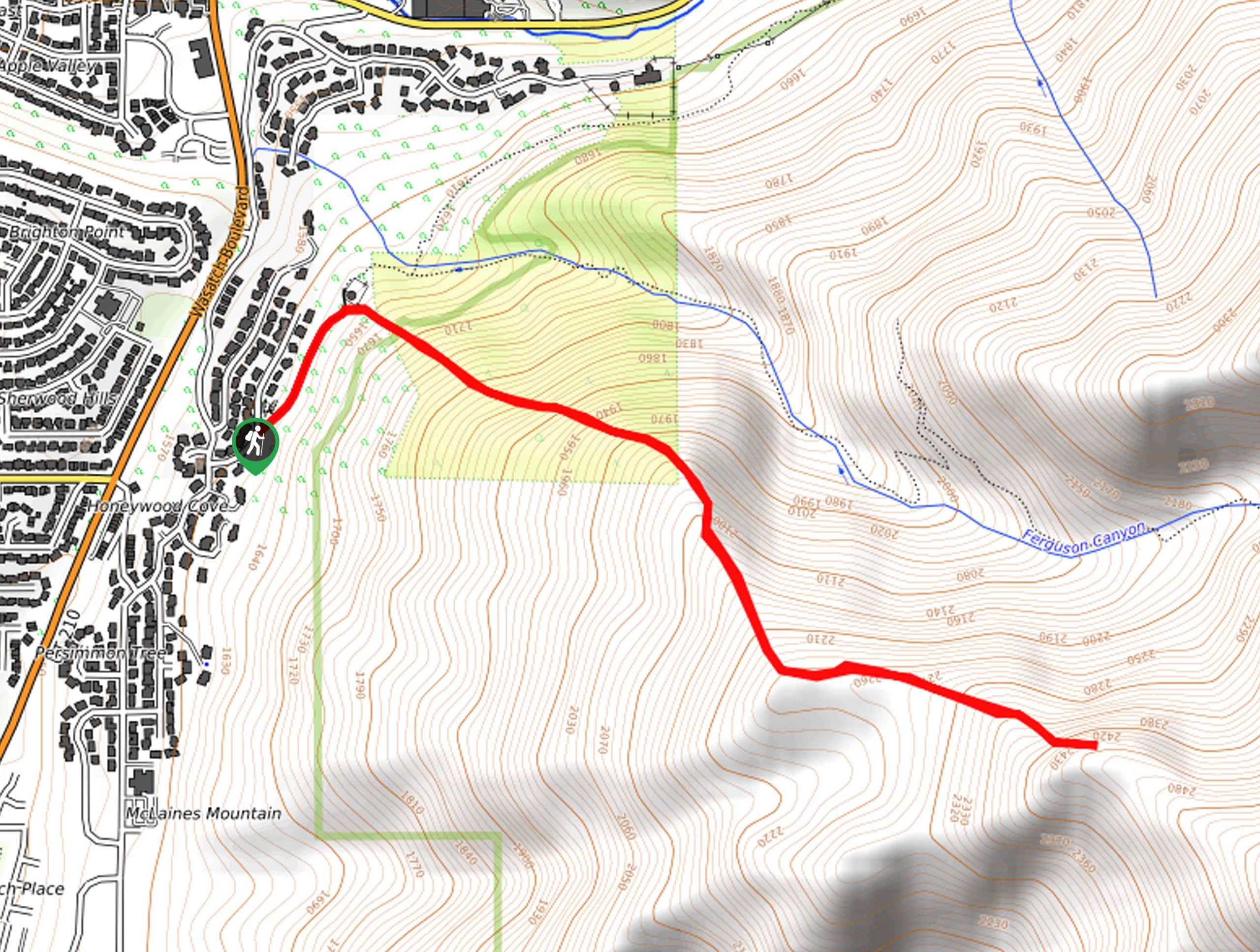 Houndstooth Trail Map