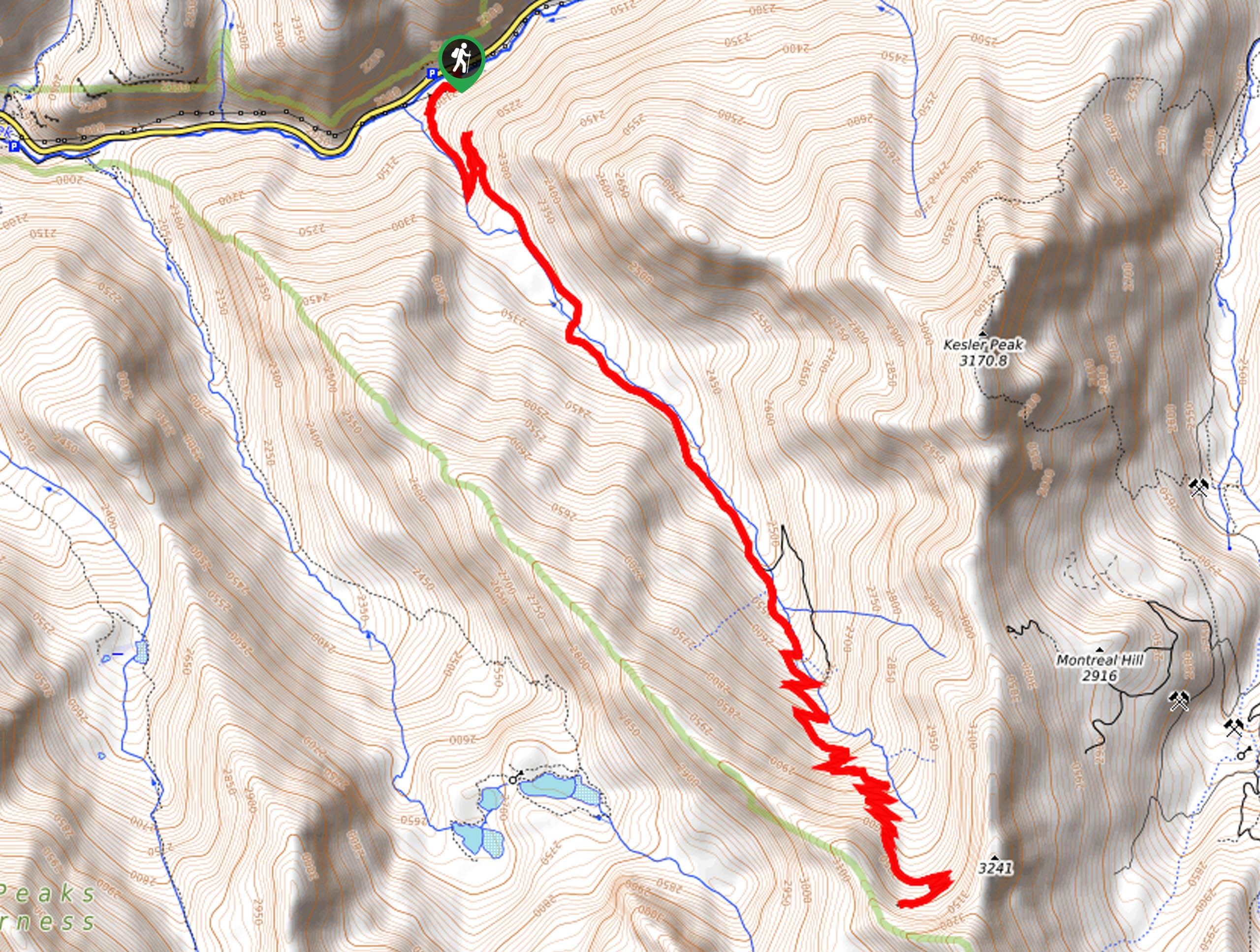 The Mineral Fork Trail Map
