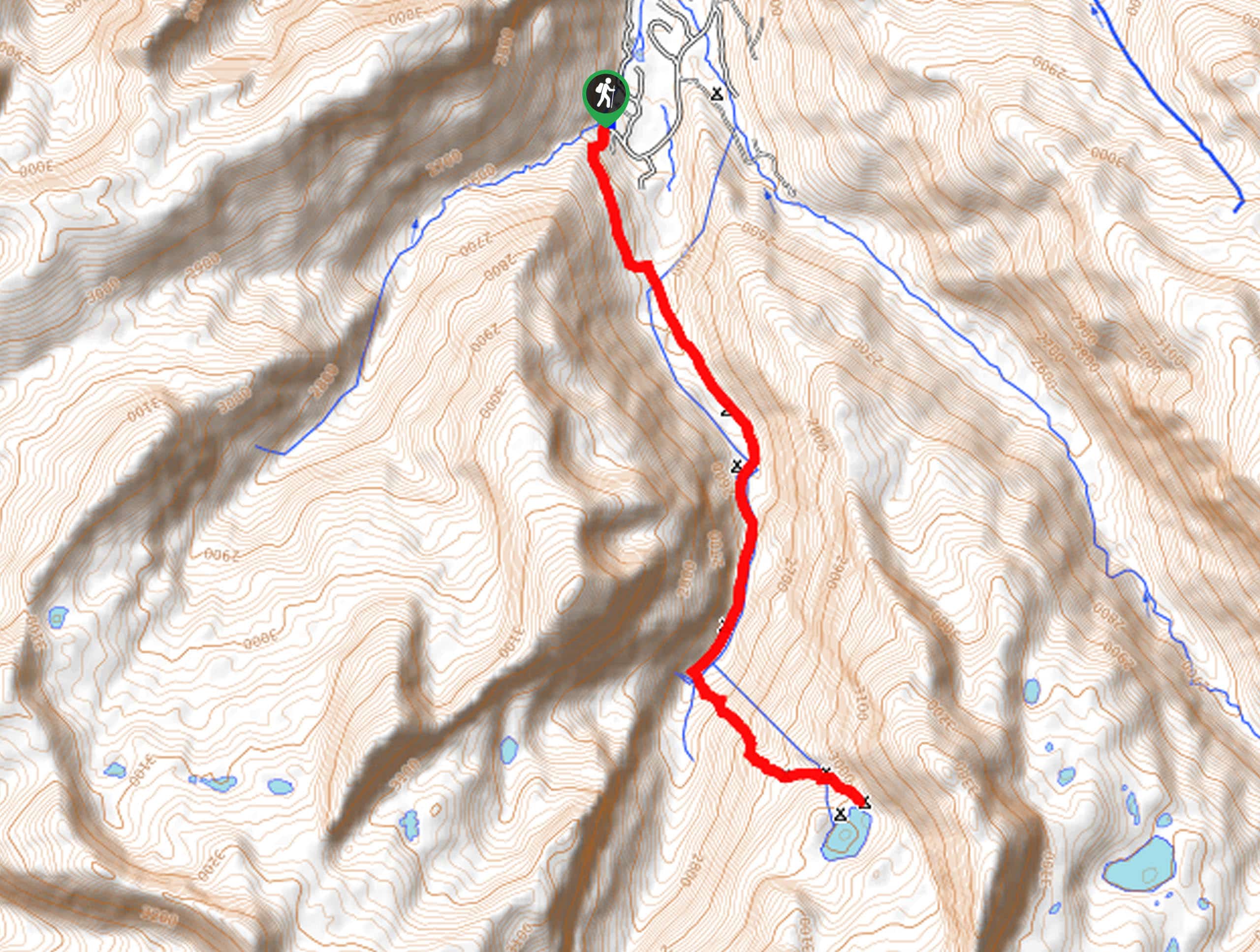 Abe’s Lake Trail Map