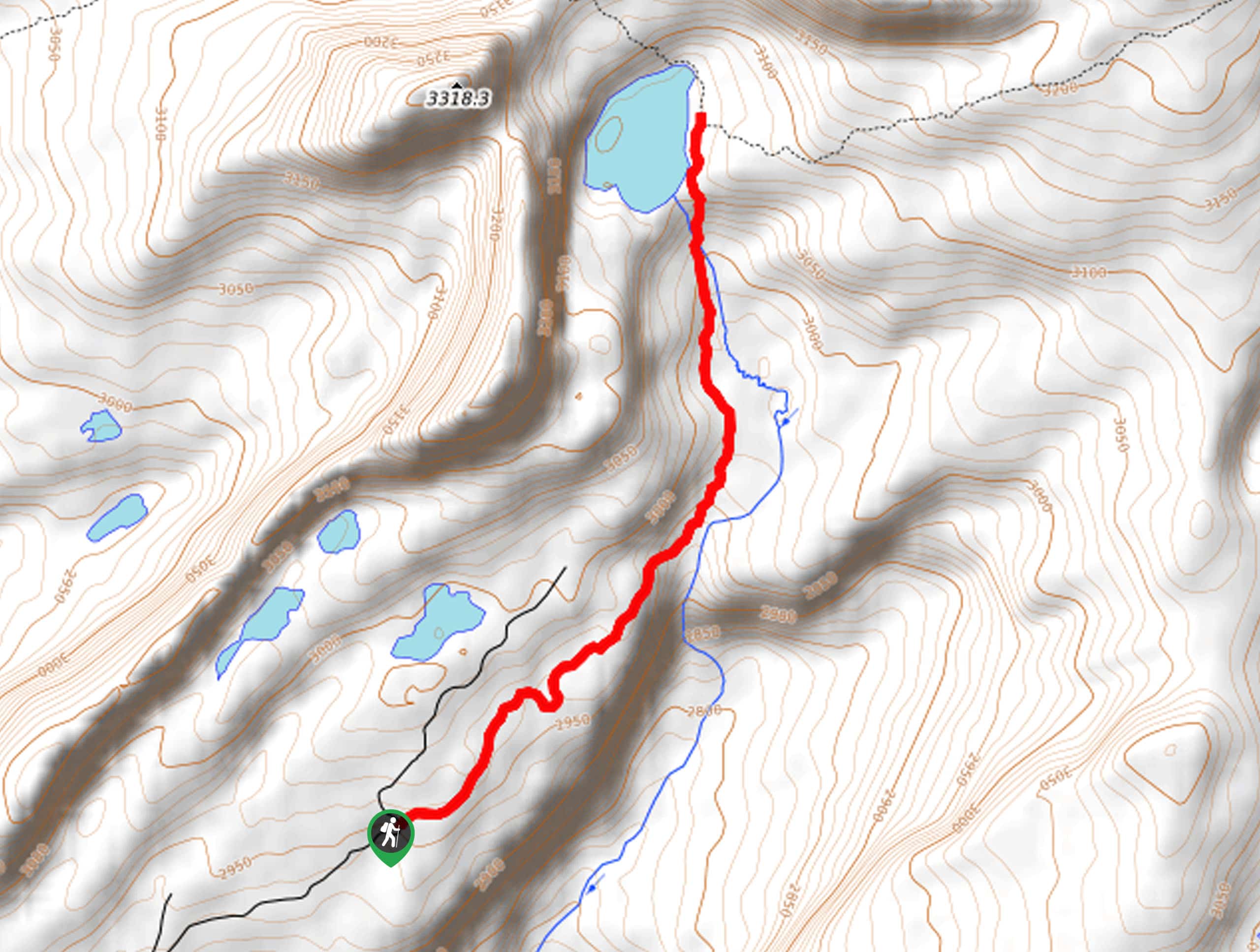 Big Elk Lake Trail Map
