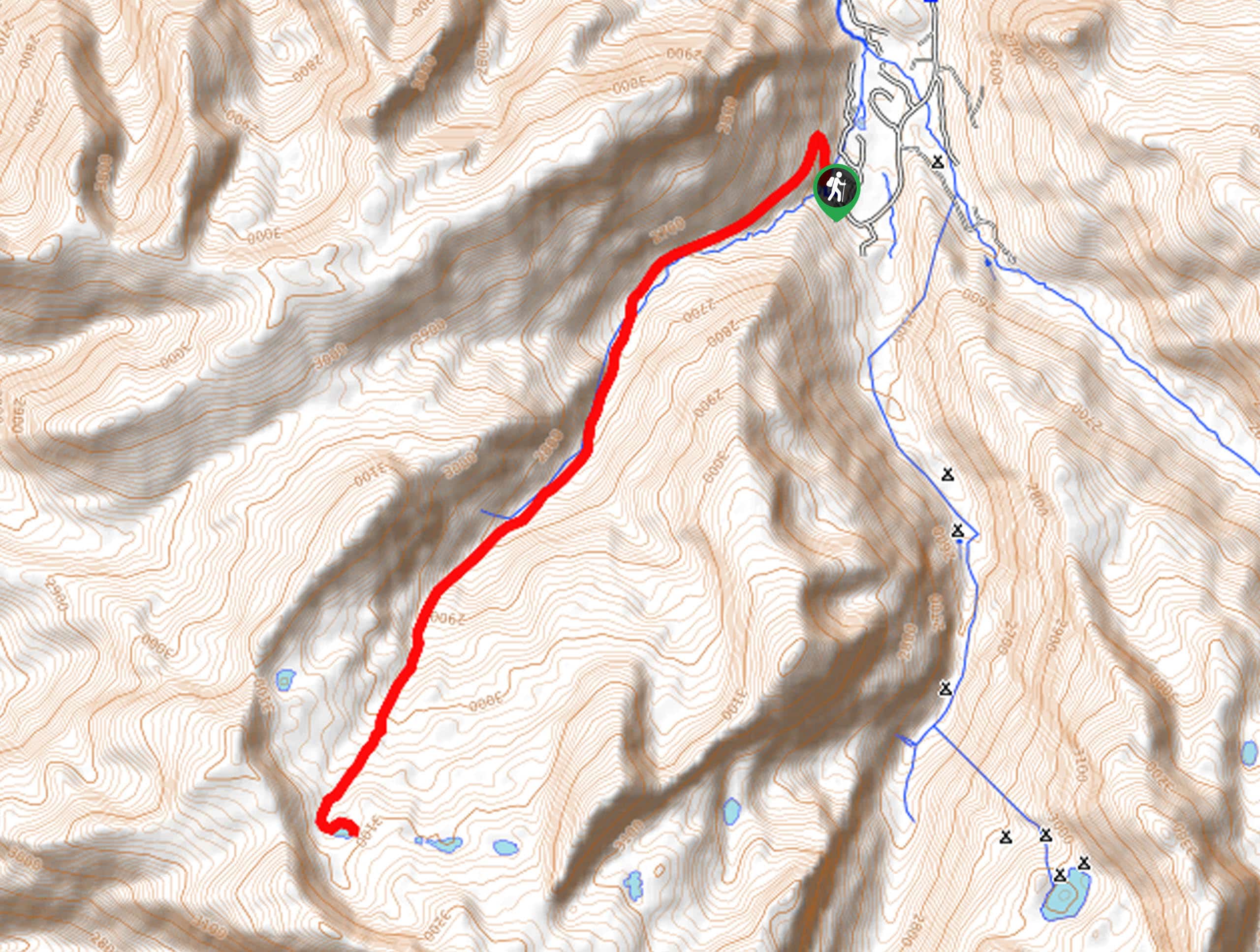 Fran Lake Trail Map