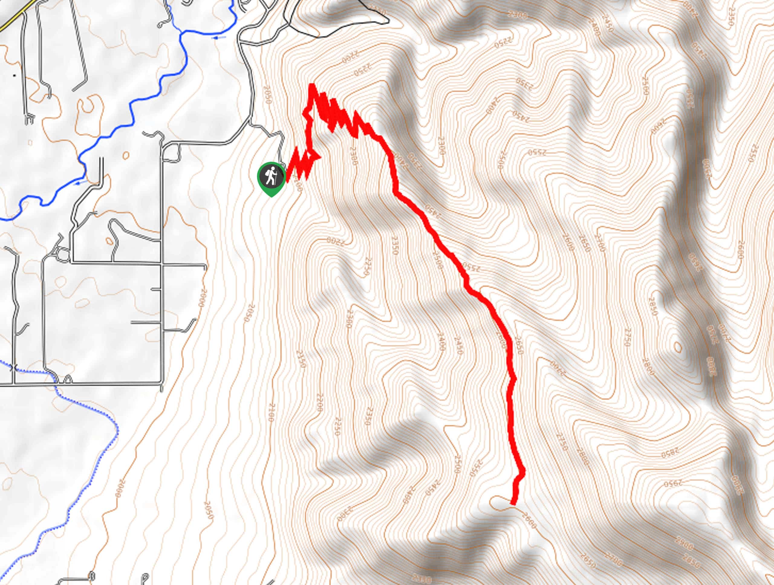 Oakley Ridge Trail Map