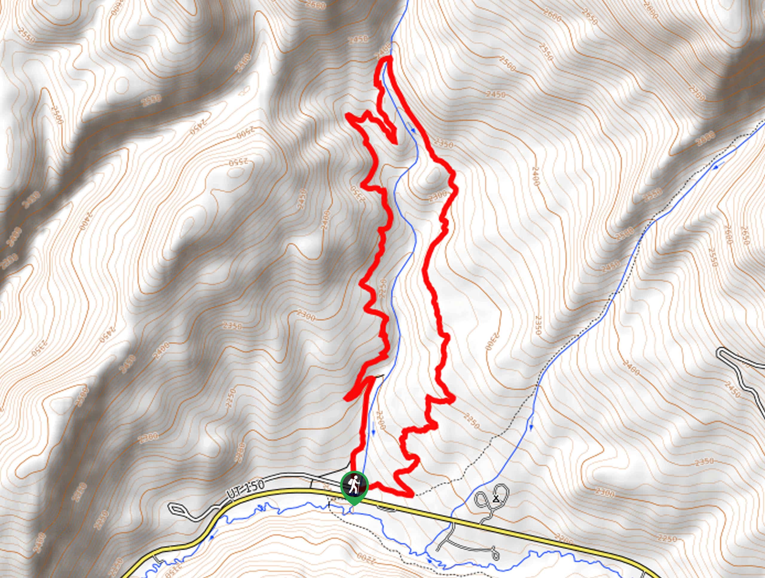 Slate Creek Loop Map