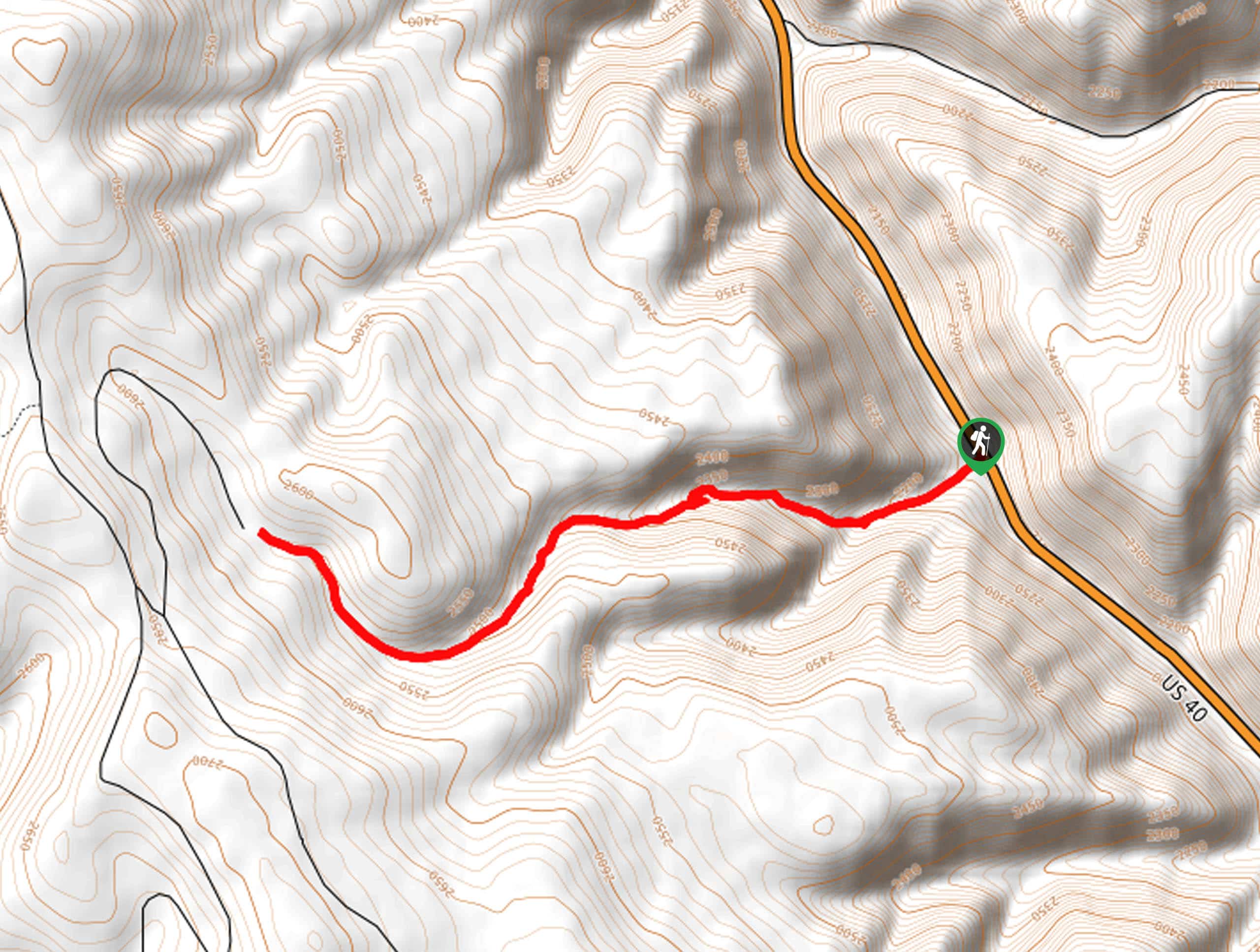 Thornton Hollow Trail Map
