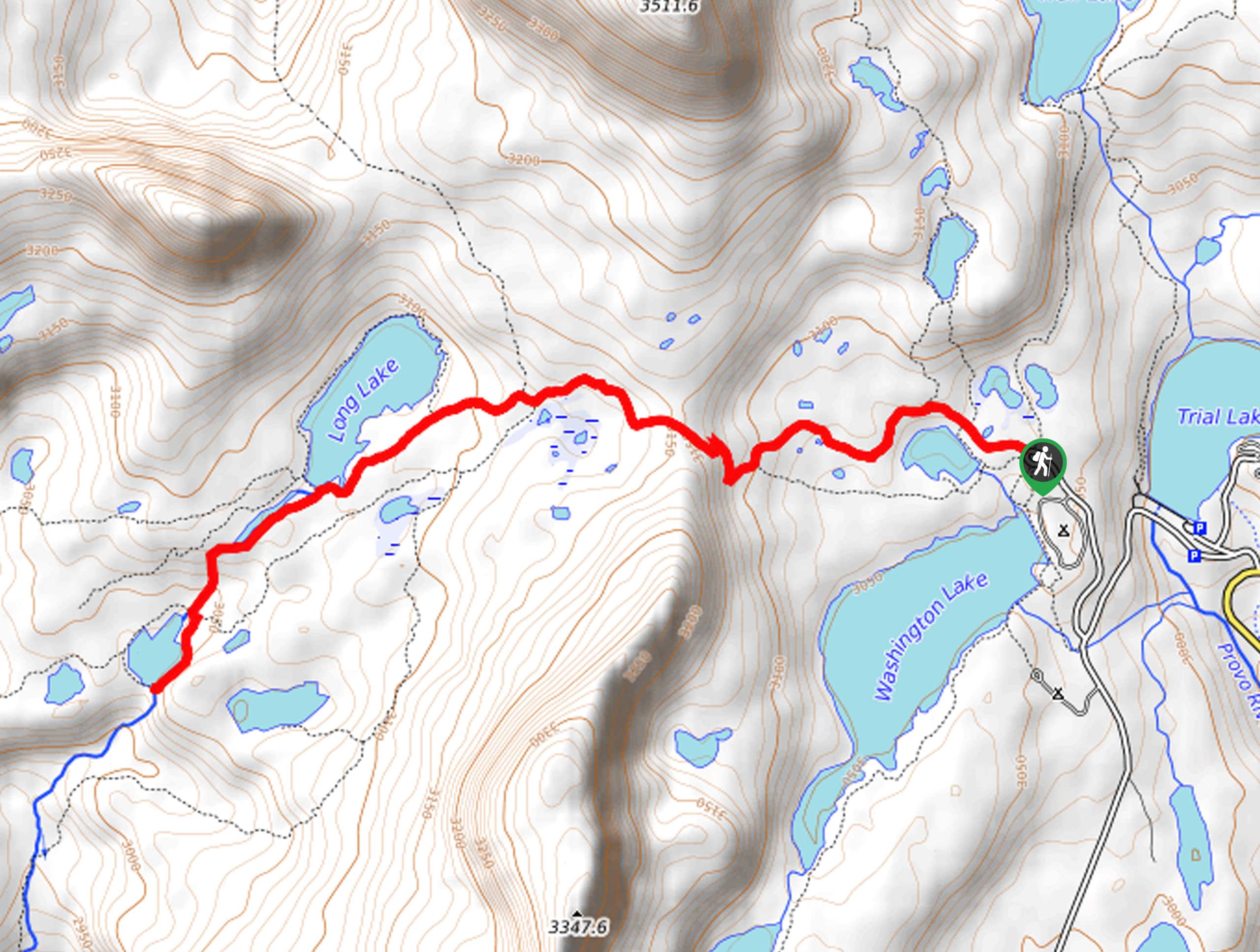Weir Lake Trail Map